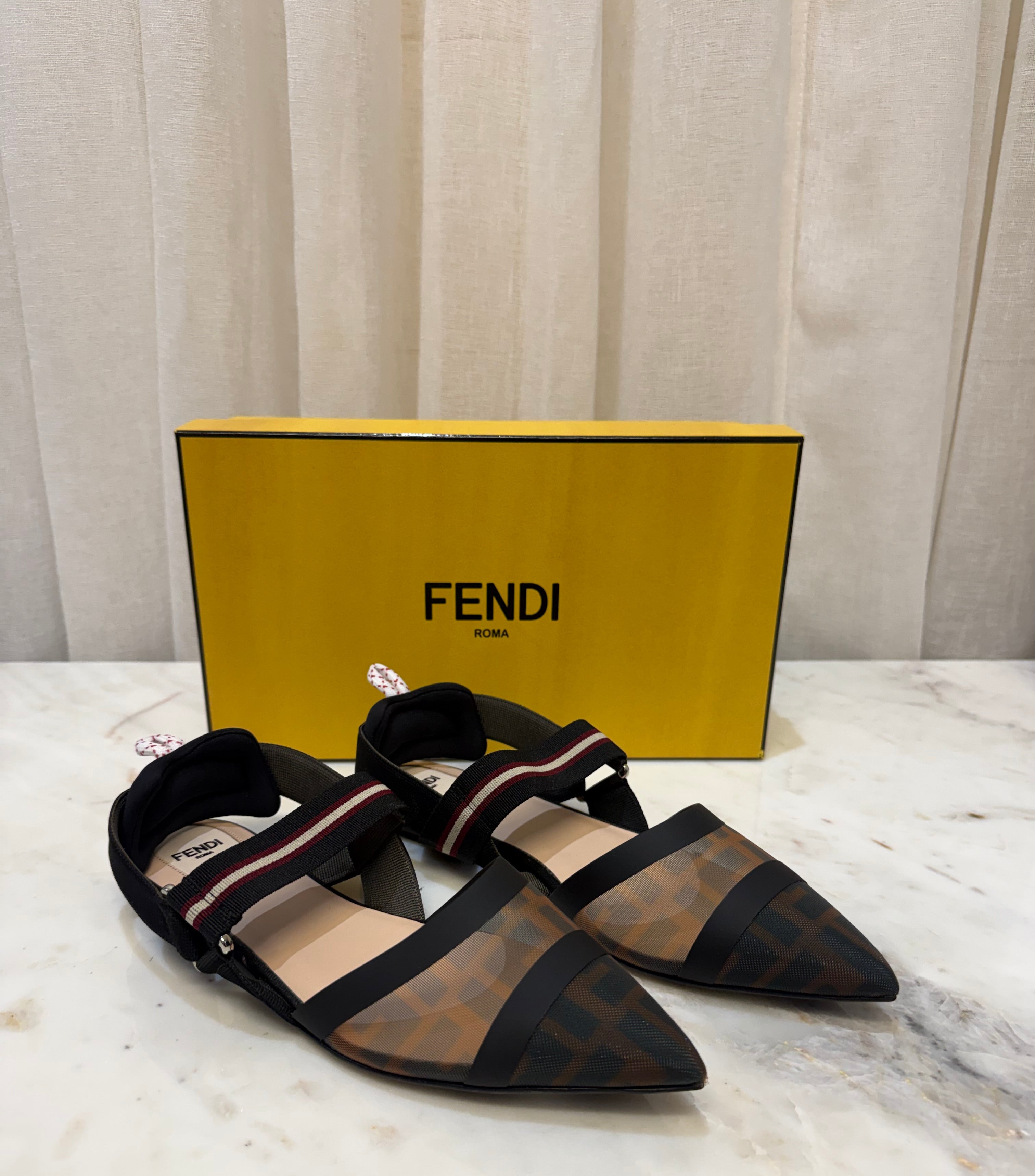 Fendi Colibri Mulitcolour Shoes - Size 38