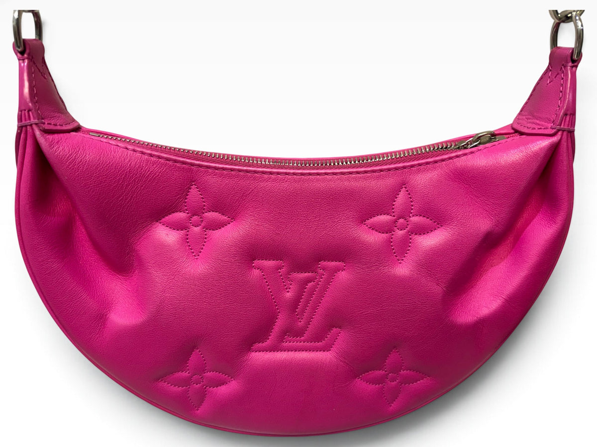 Louis Vuitton Pink Leather Monogram Crossbody Bag, O/S