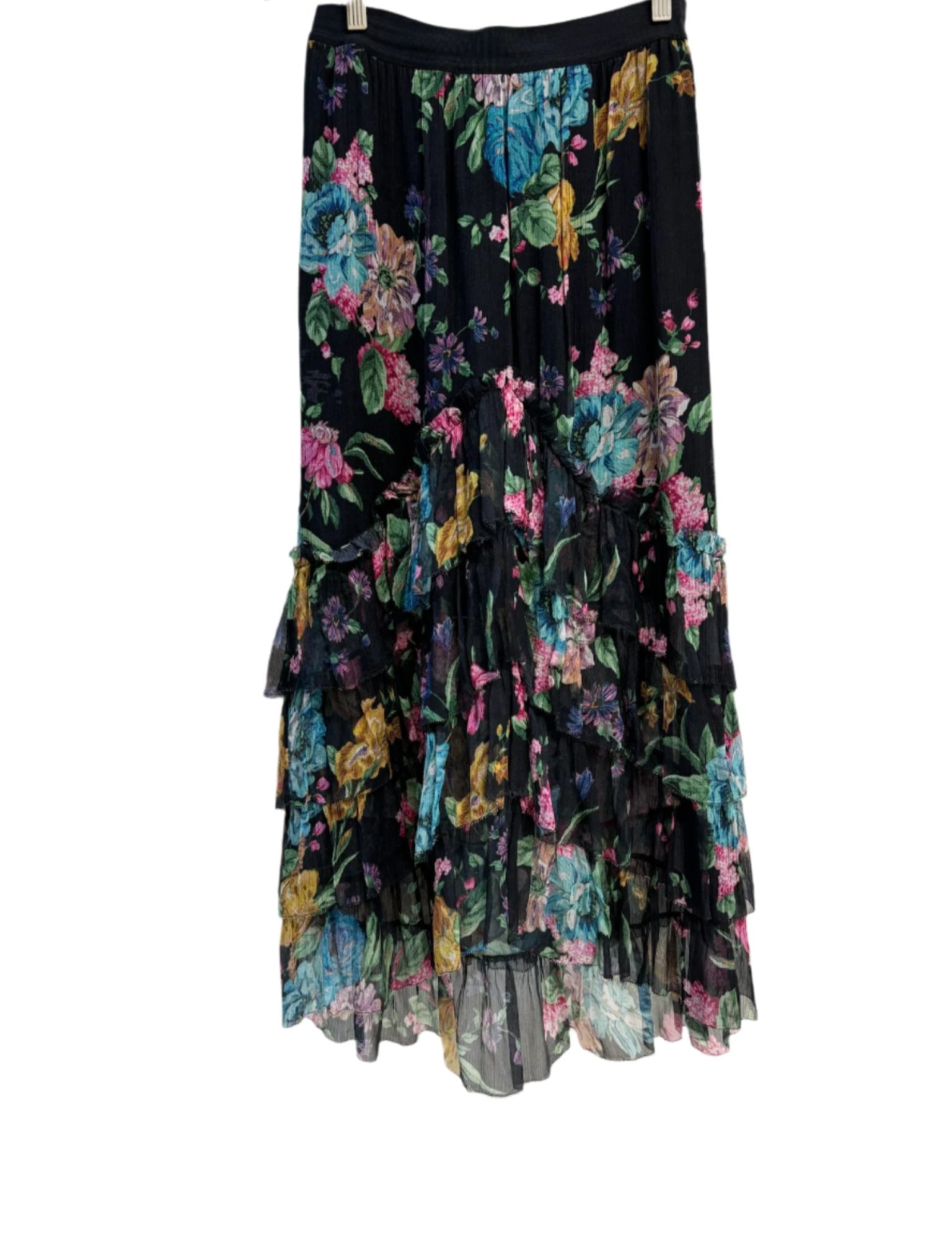 Zimmermann Silk Floral Skirt 1