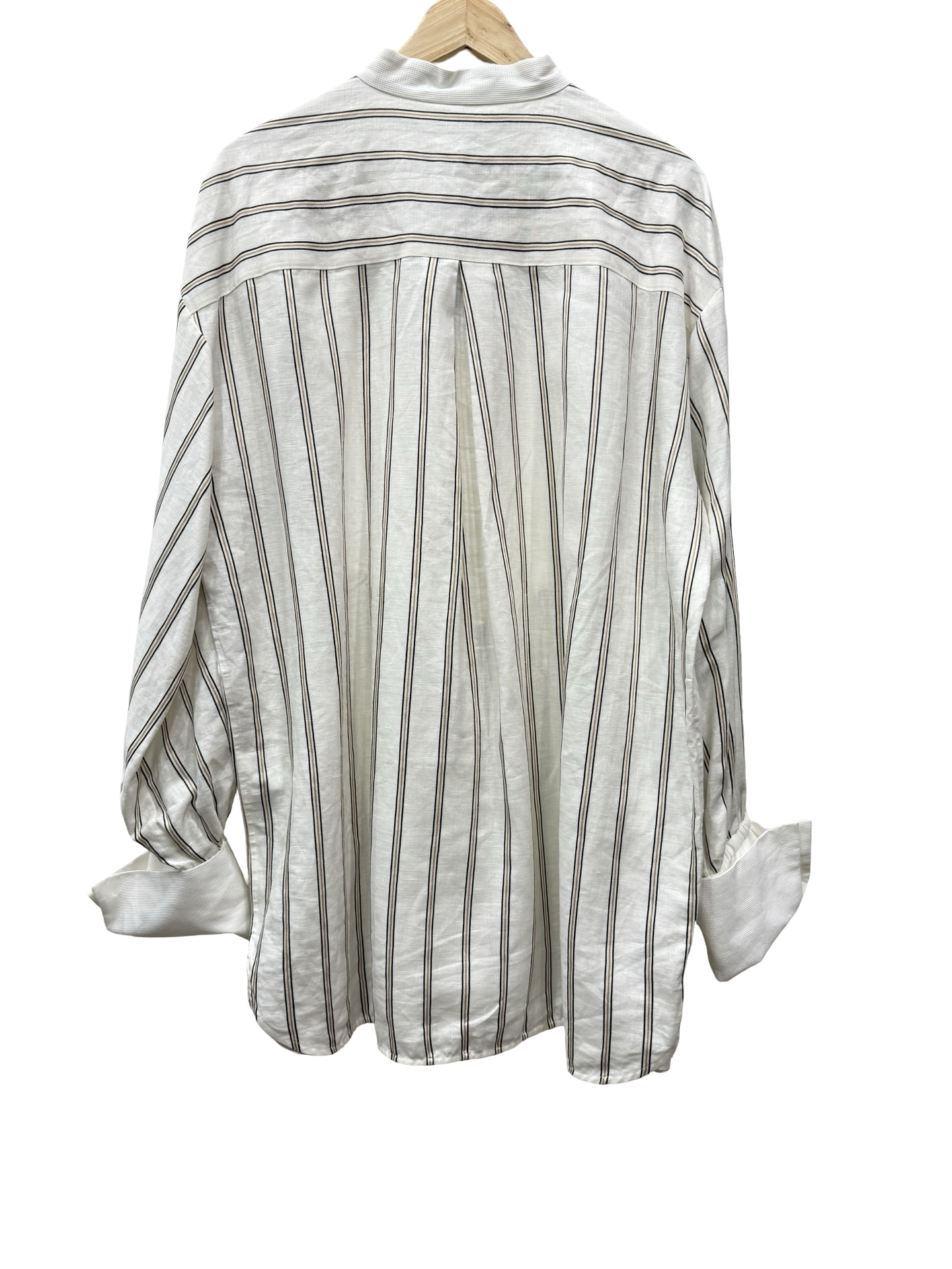 By Malene Birger cream stripe shirt 16