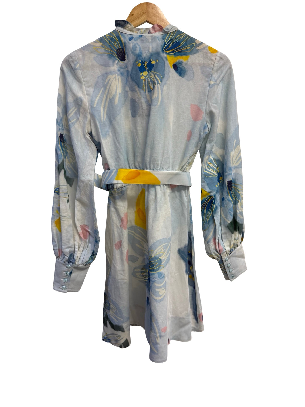 Leo Lin Blue Mini Dress 8