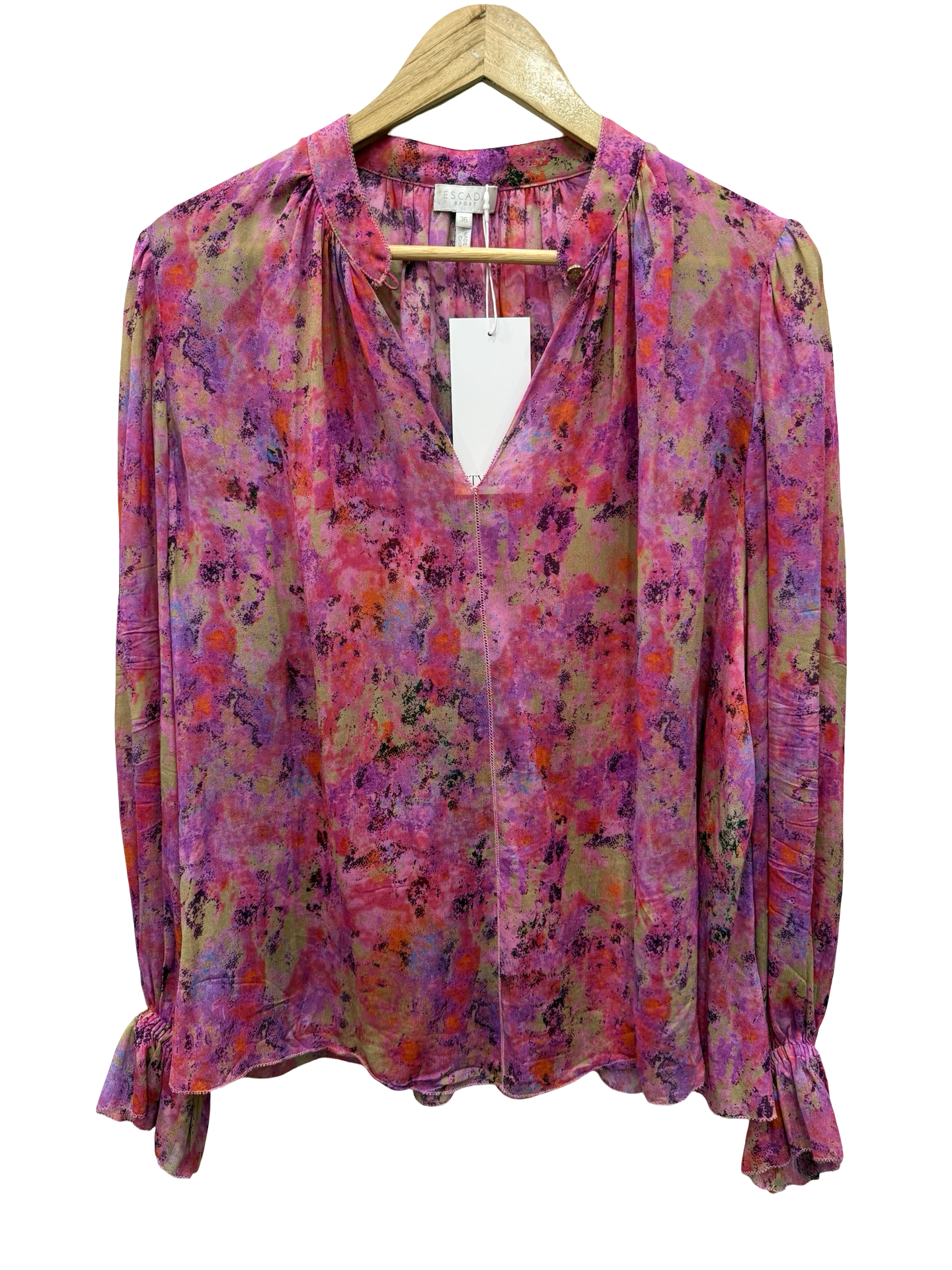 Escada Sport Pink L/S Blouse 36