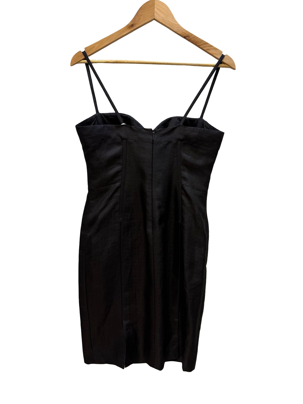 Versace Black Bustier Dress 44