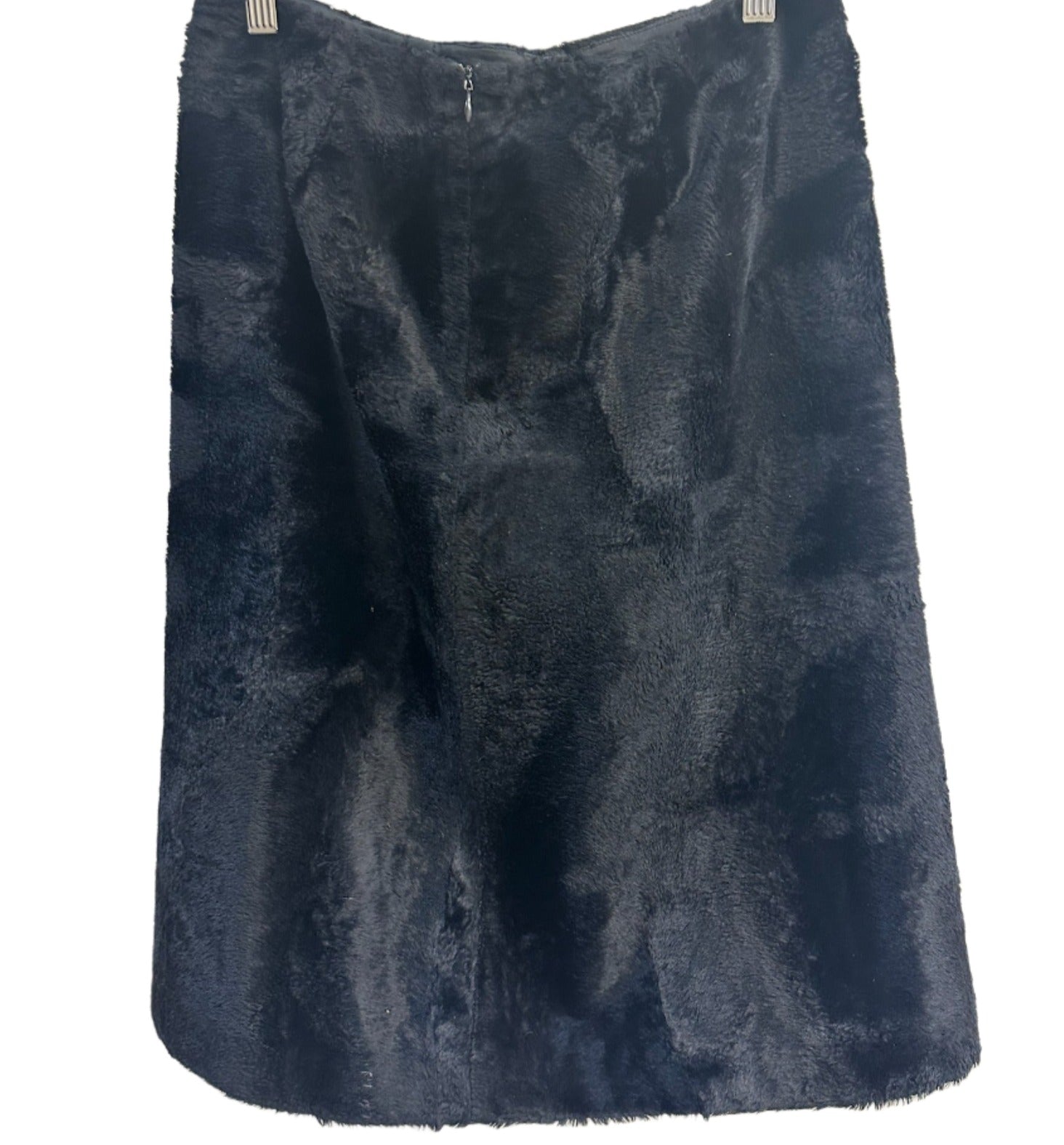 Jigsaw Black Fur Skirt 12