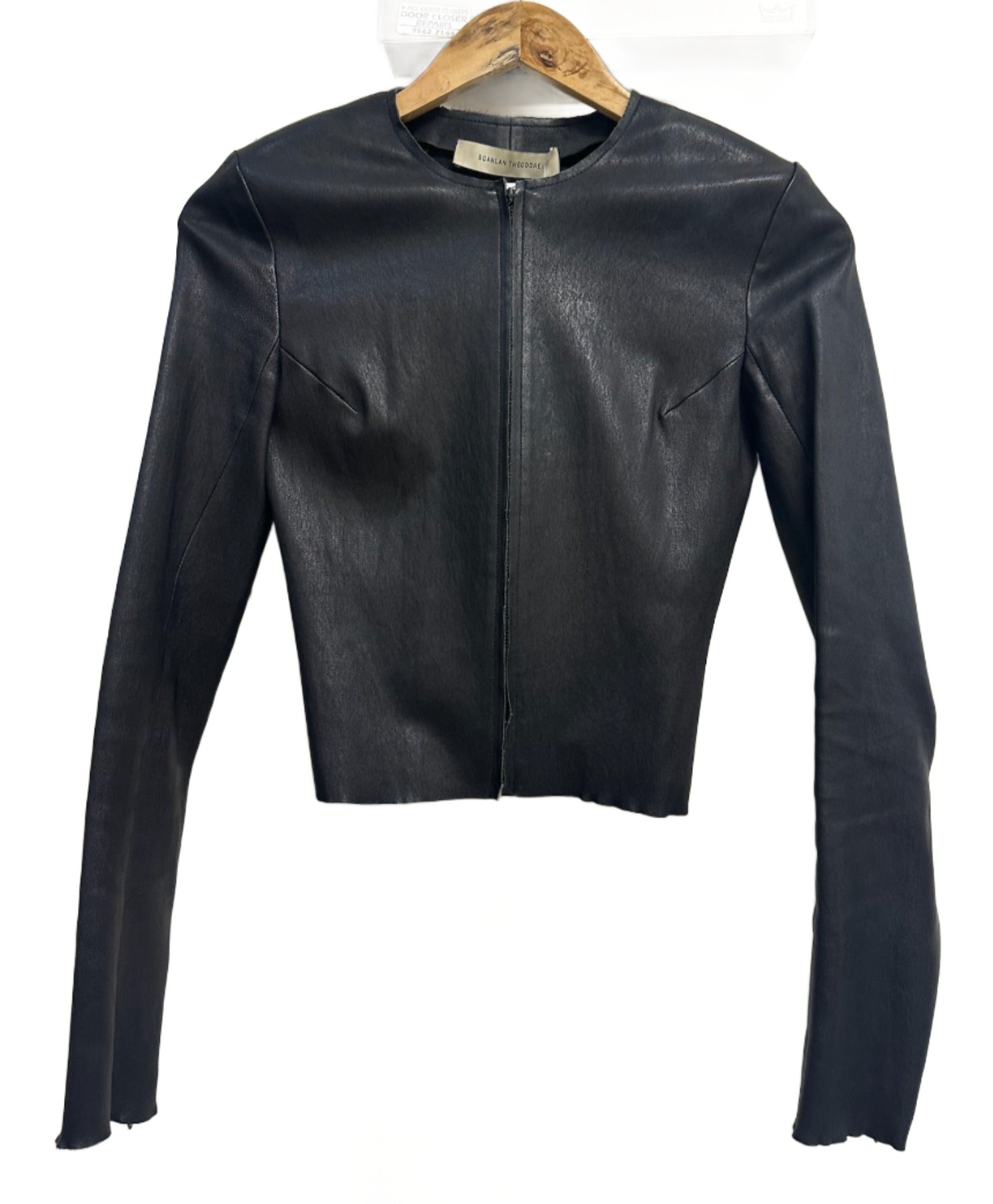 Scanlan Theodore Black Leather Jacket
