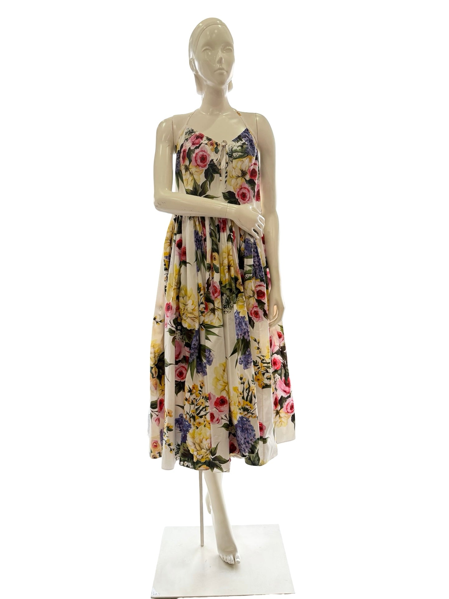 Dolce & Gabbana Mltclr Floral Dress 44