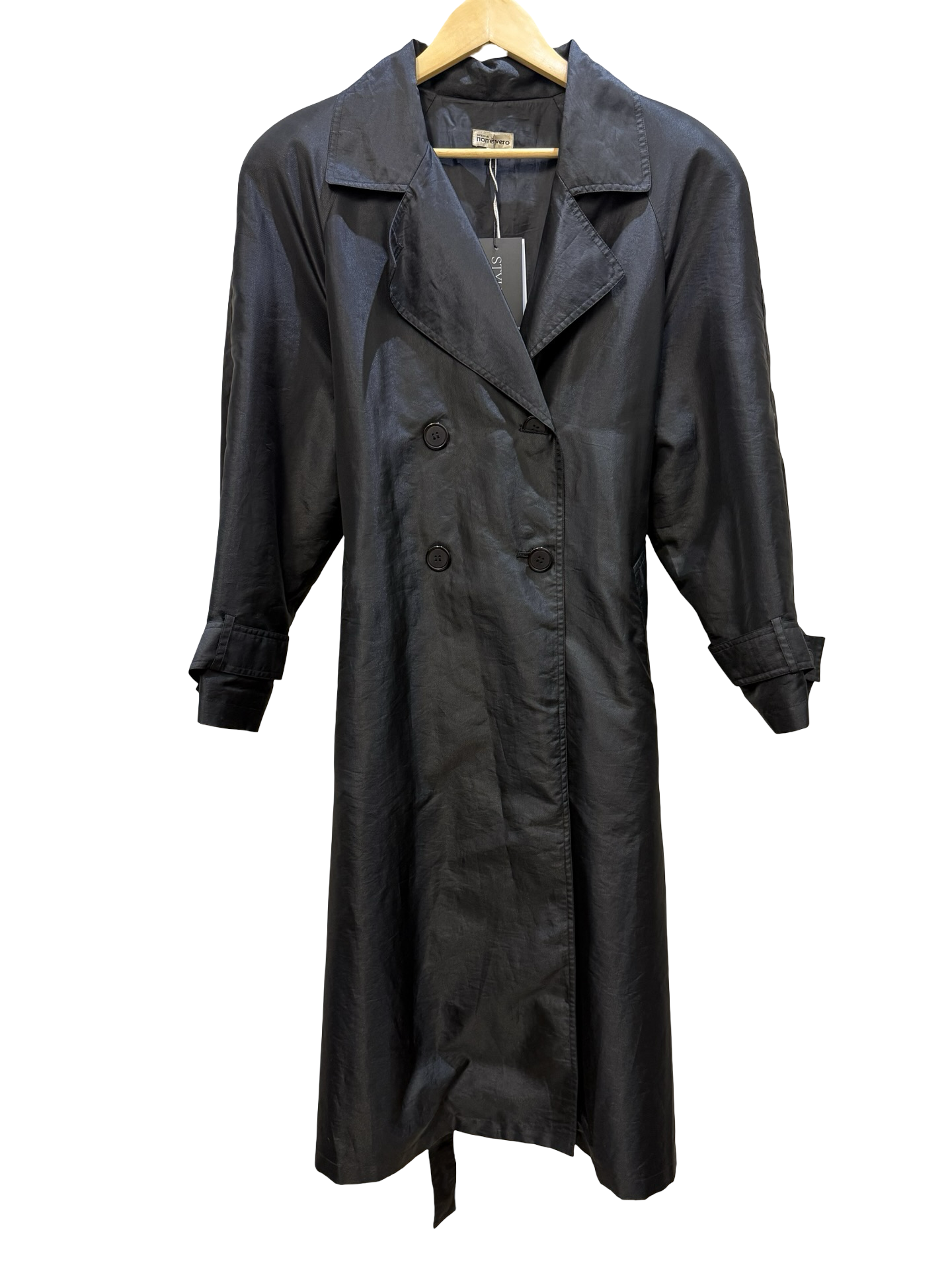Non e Vero Black Trenchcoat L