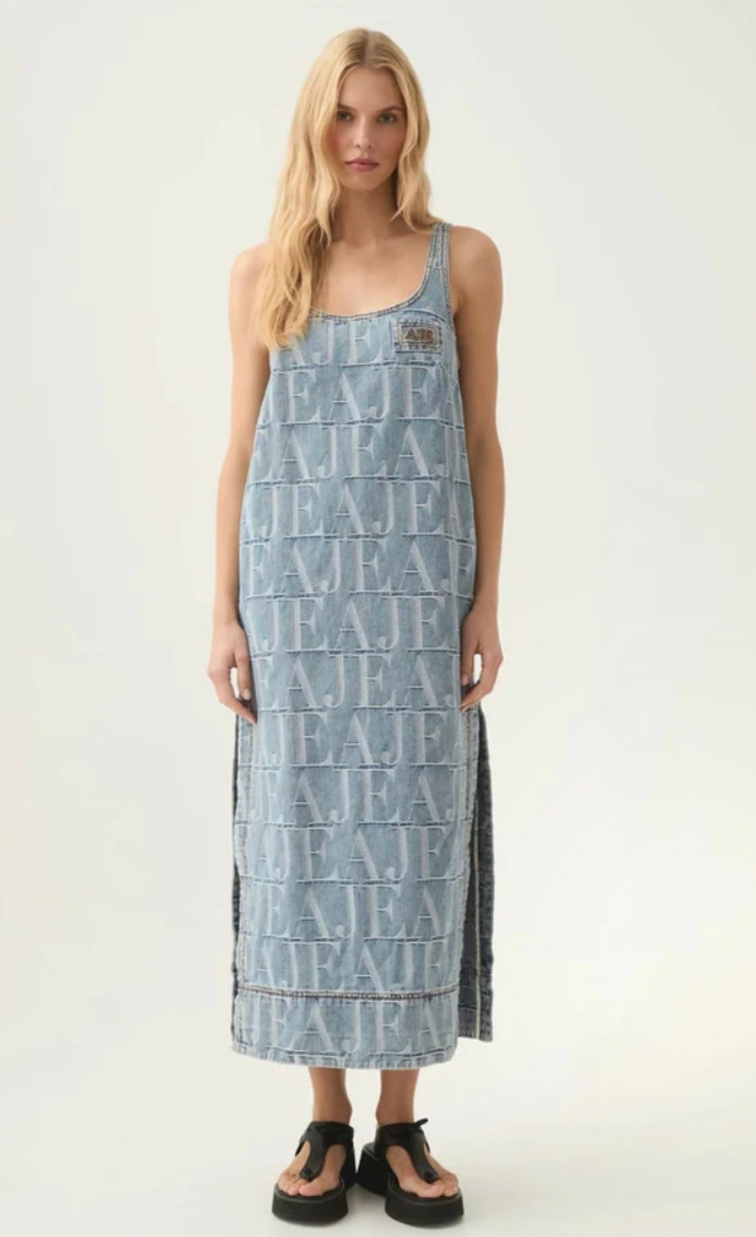 Aje Denim Logo Dress 14