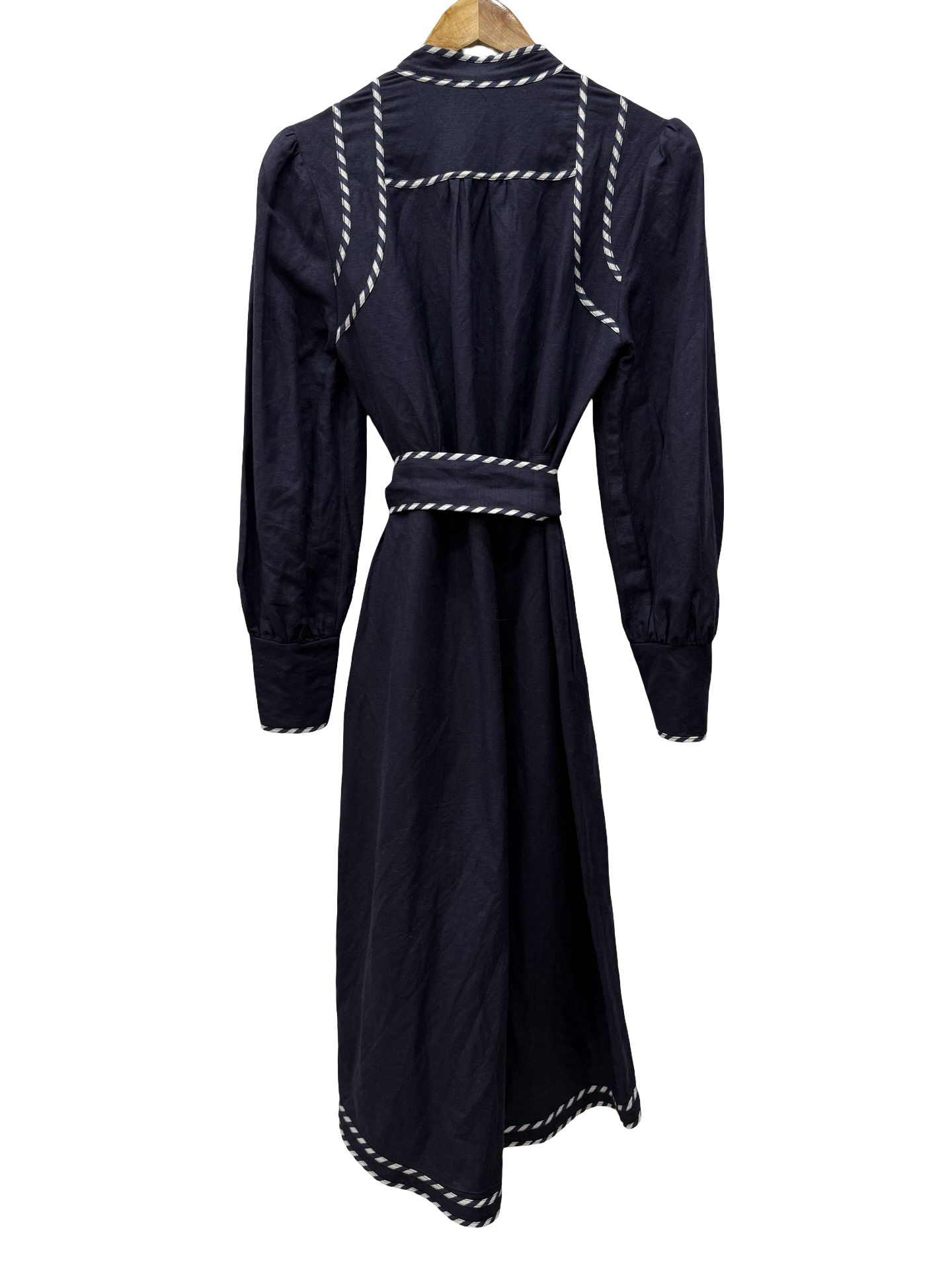 ONCE WAS Navy Dress 1