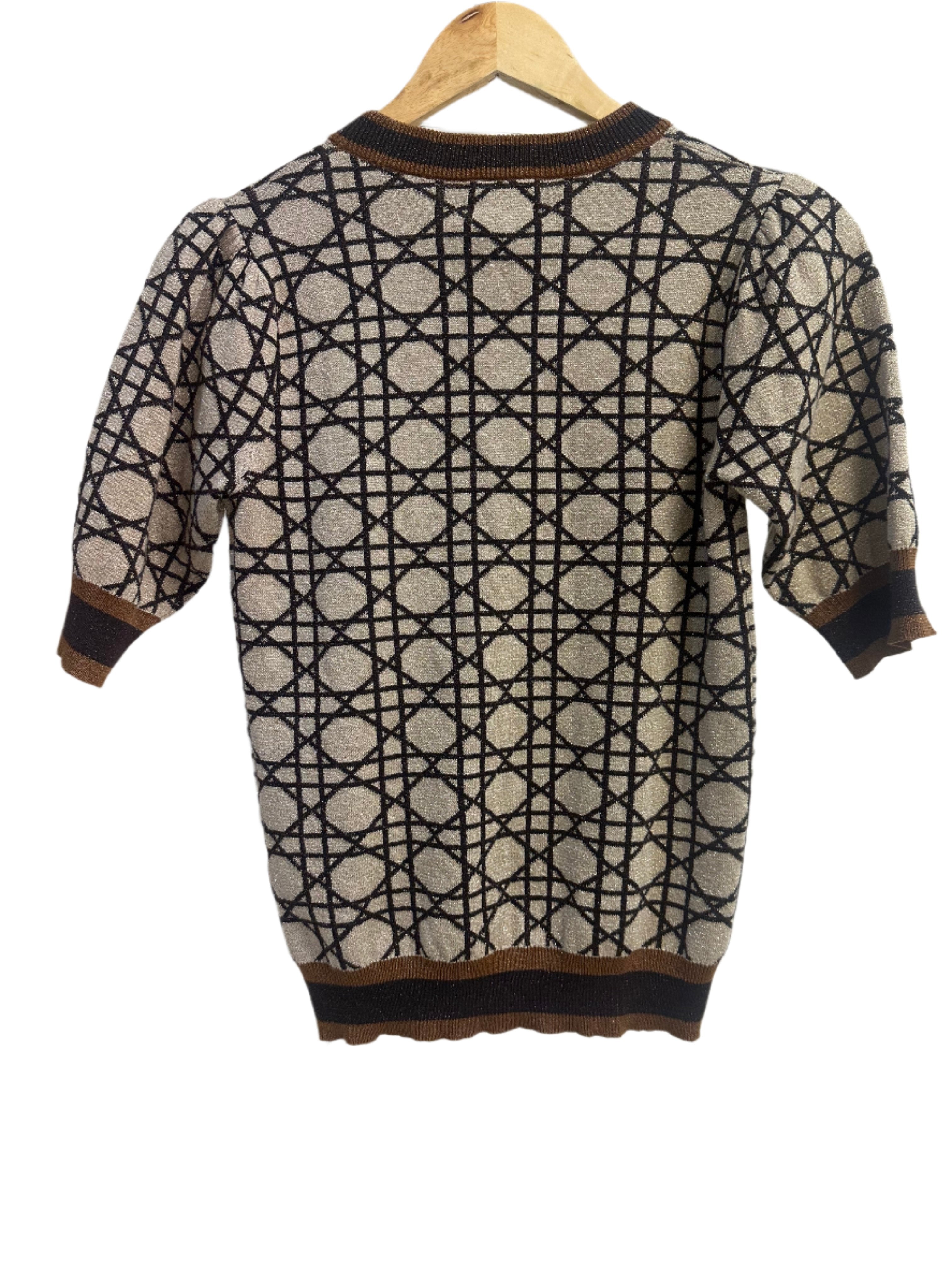 Day By Birger Mikkelsen Silver Print Jumper XS