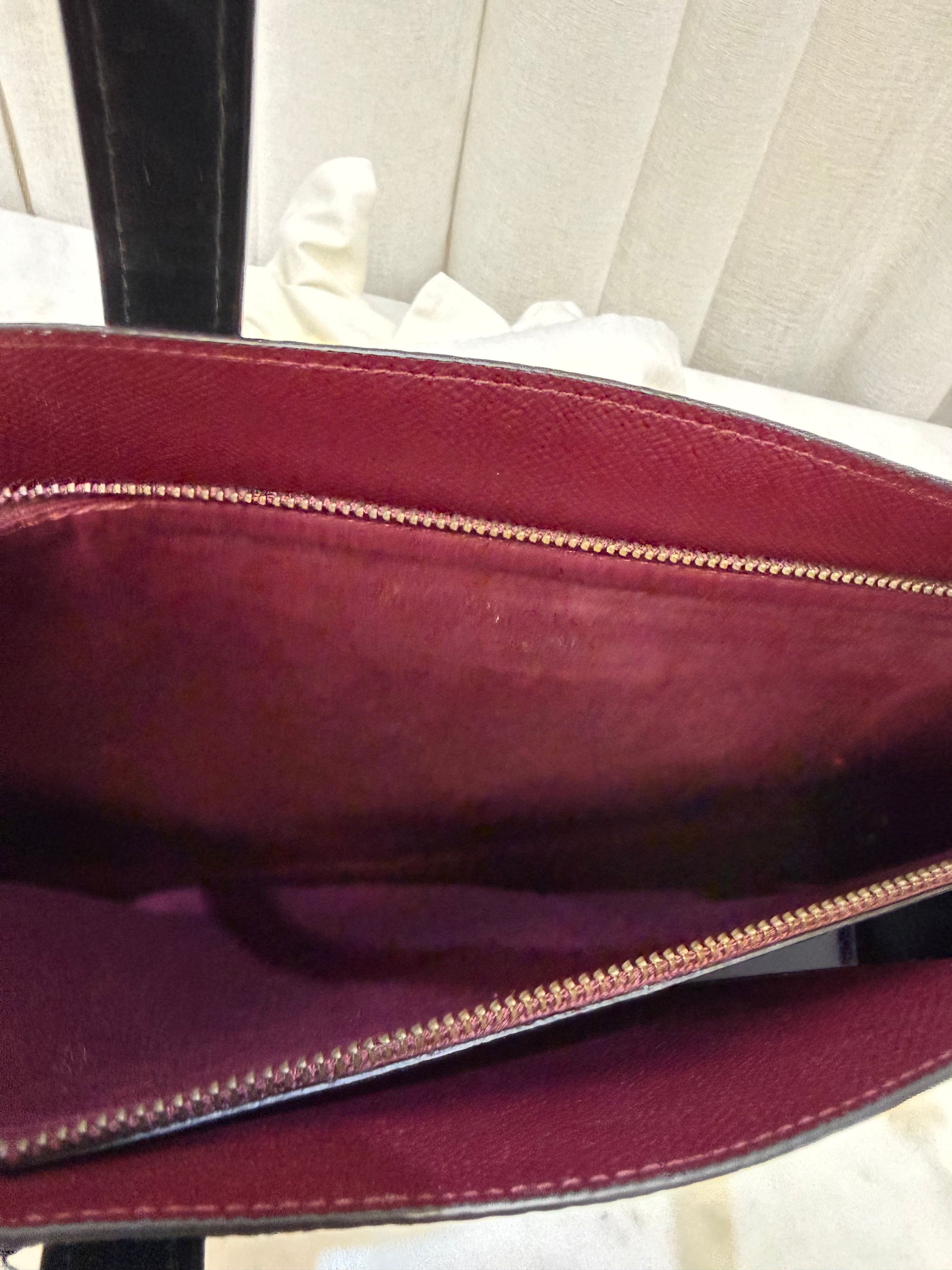 Coach Black Stripe Tote Bag