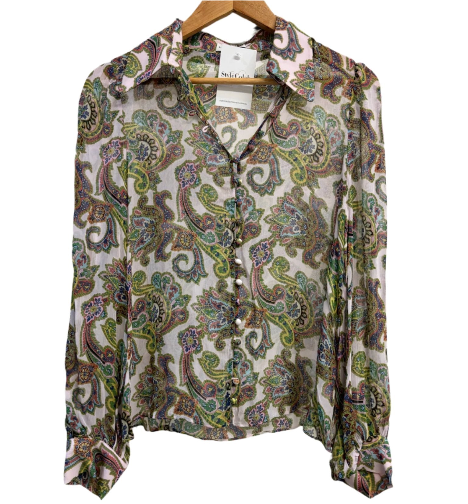 Scanlan Theodore Green Paisley Shirt 10