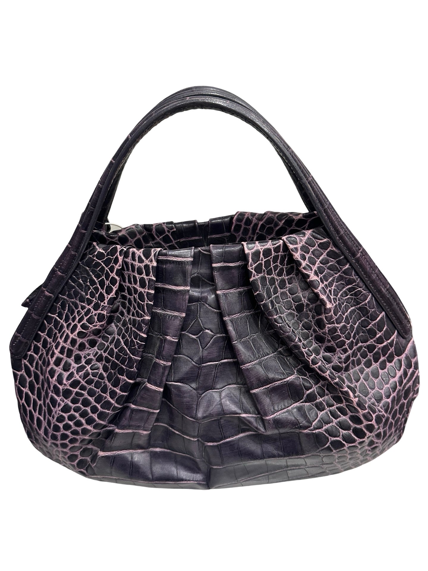 Armani Purple Leather Bag