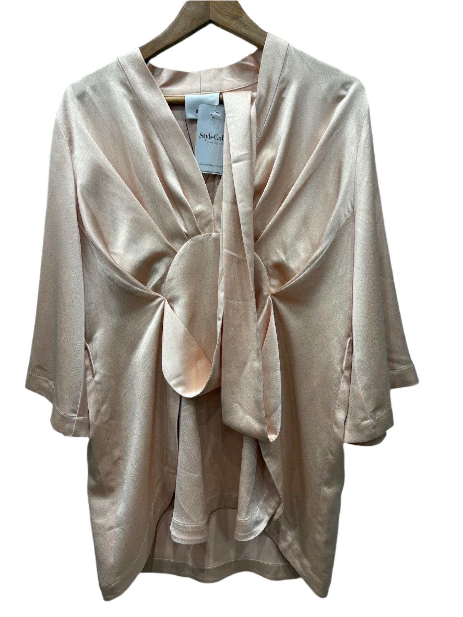 Acler Peach Silk Top 10 NWT