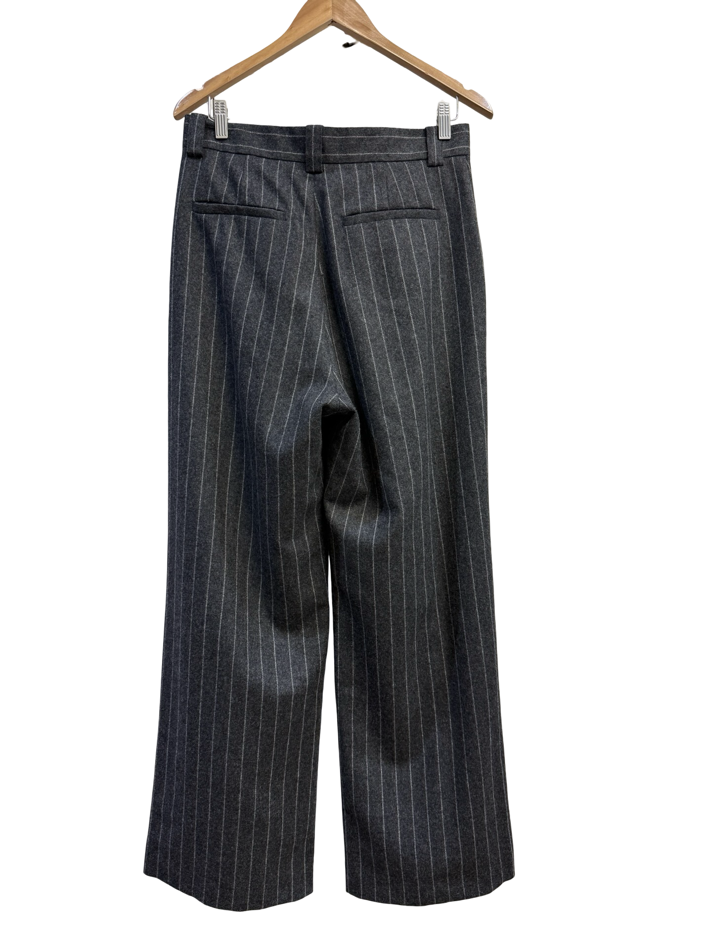Lee Mathews Grey Pinstriped Pant 2