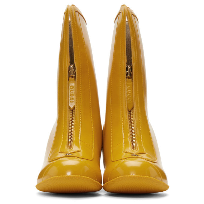 Gucci Yellow Boots 38