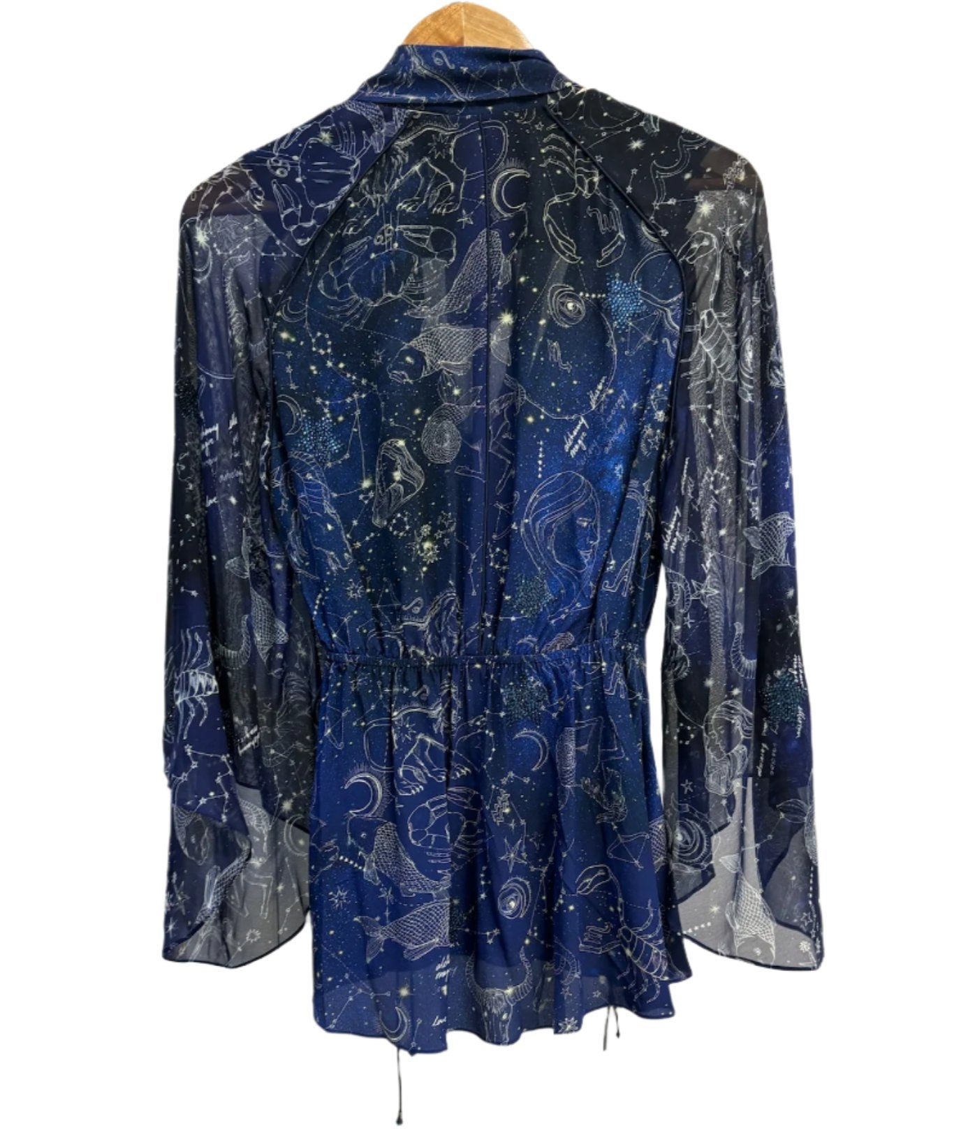 Camilla Navy Astrology Blouse S