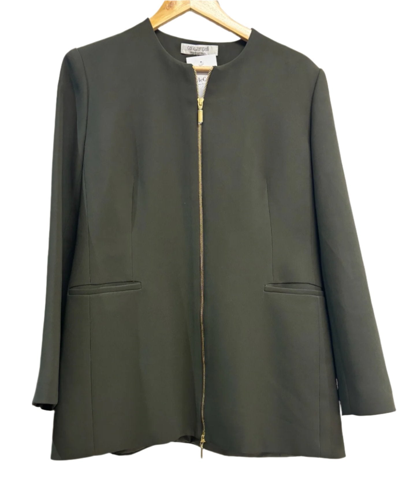 Carla Zampatti Olive Jacket 14