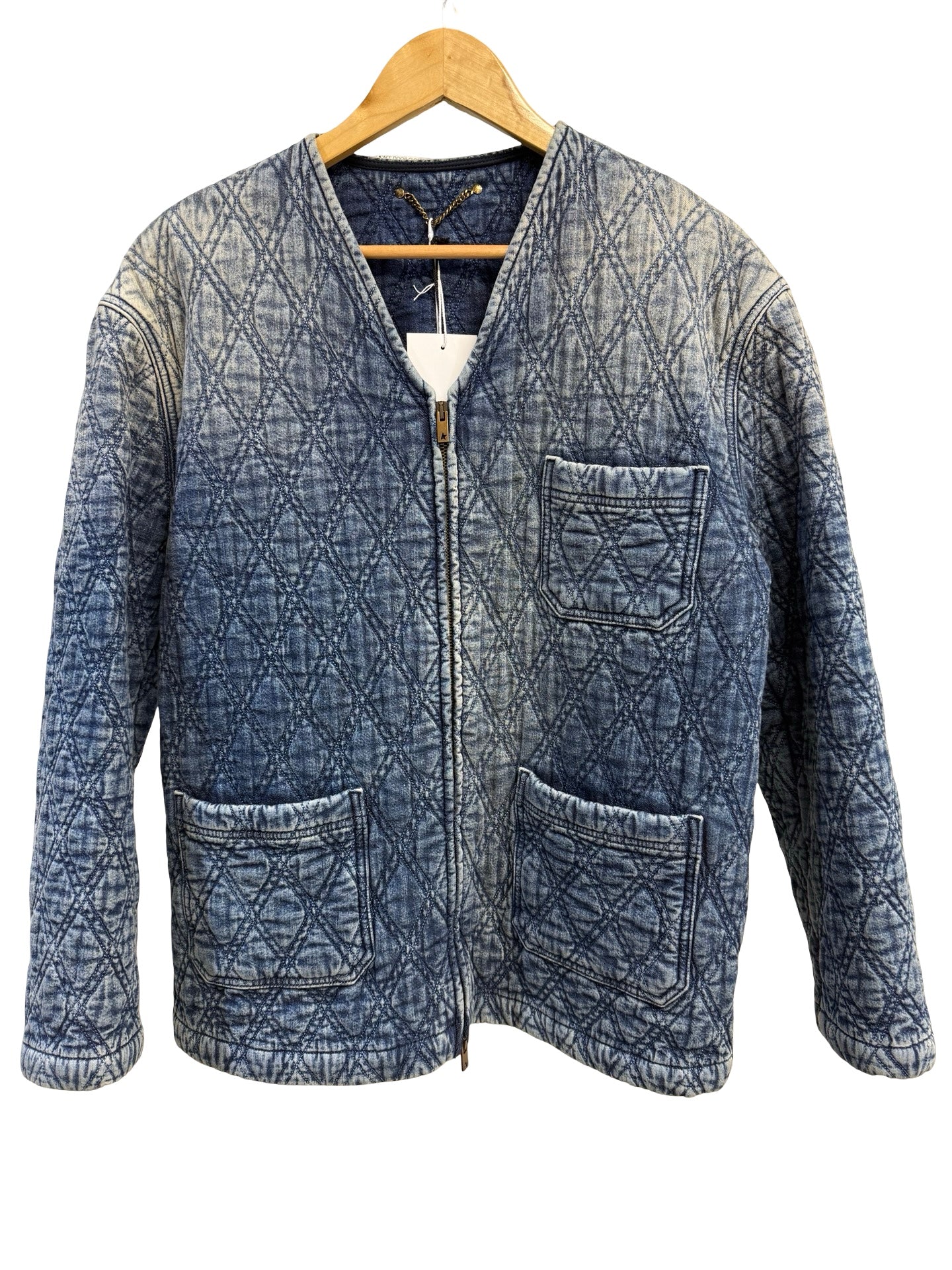 Golden Goose Quilted Denim Jacket 38 BNWT
