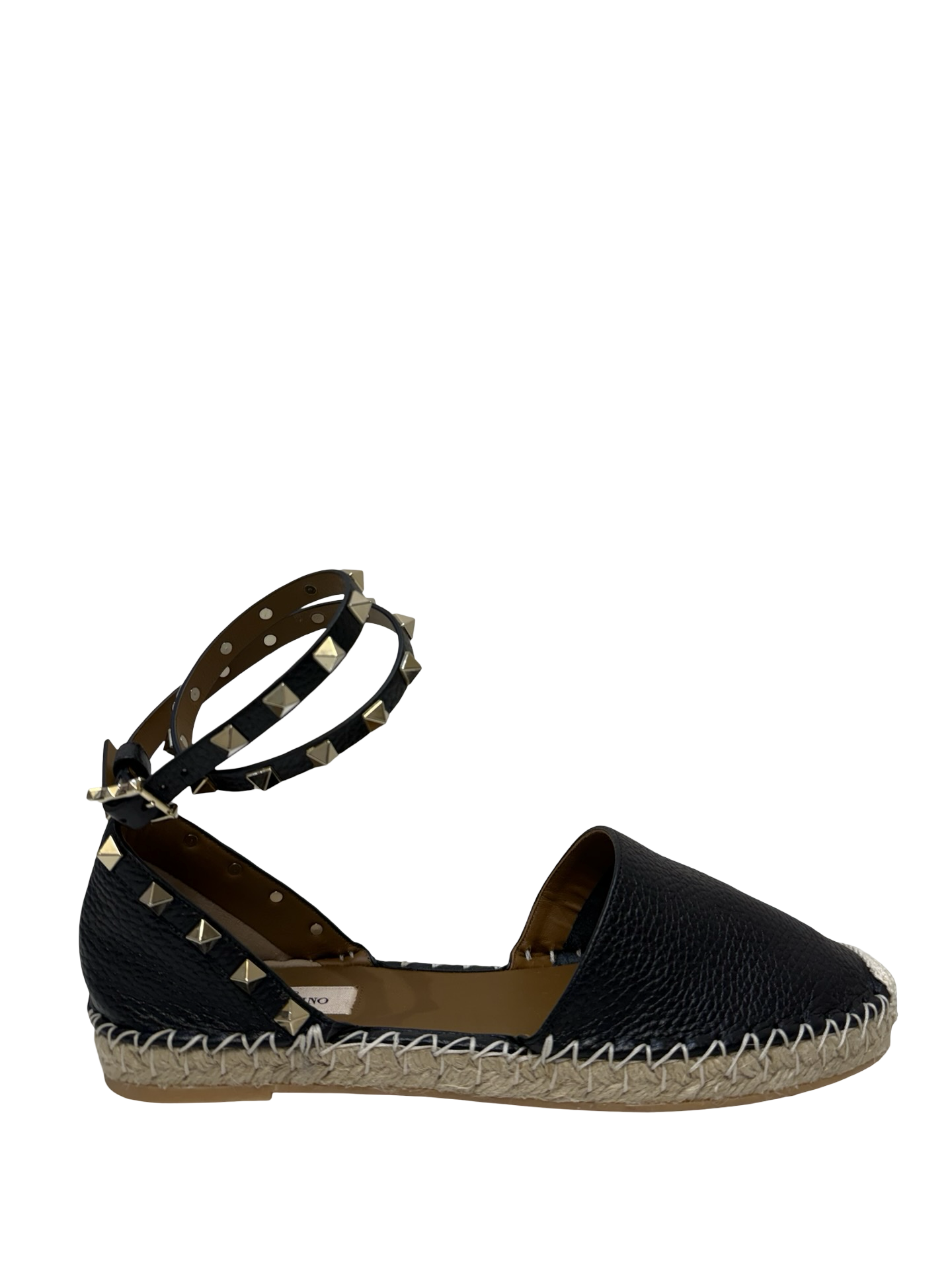 Valentino Black Espadrilles 39 WB