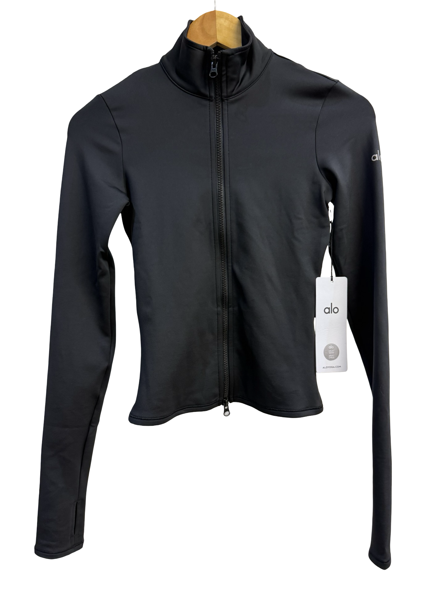 Alo Black Exercise Jacket XS