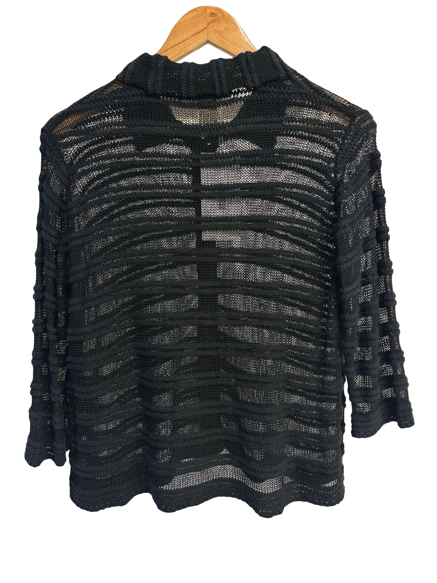 Calliope Road Black Sheer Cardigan S