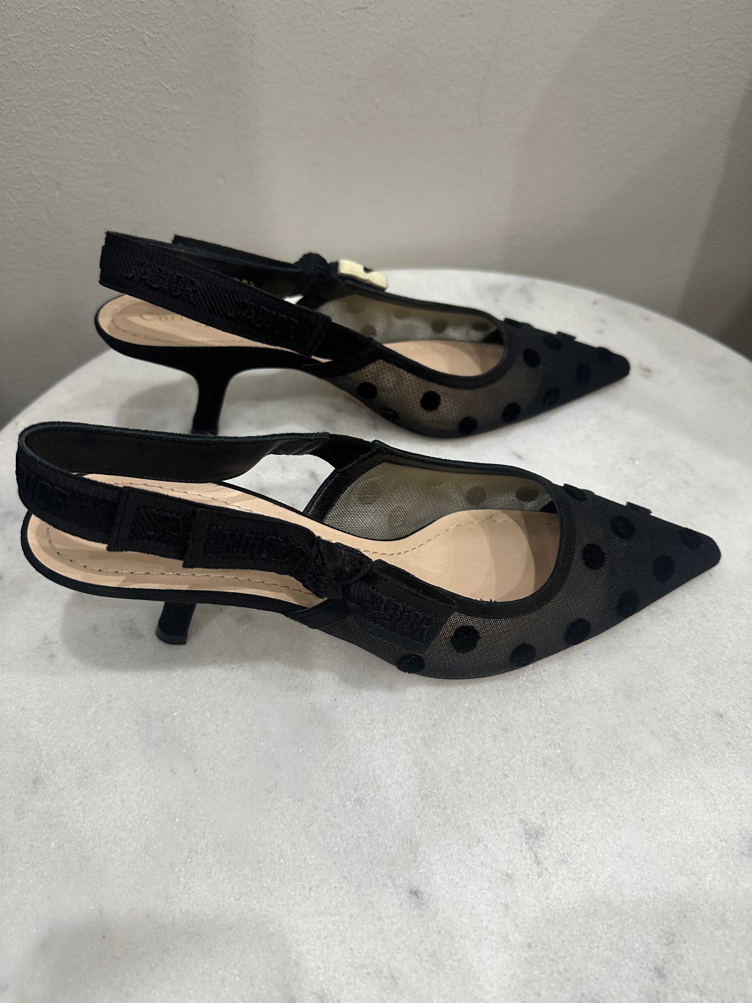 Christian Dior Black Heels 37.5