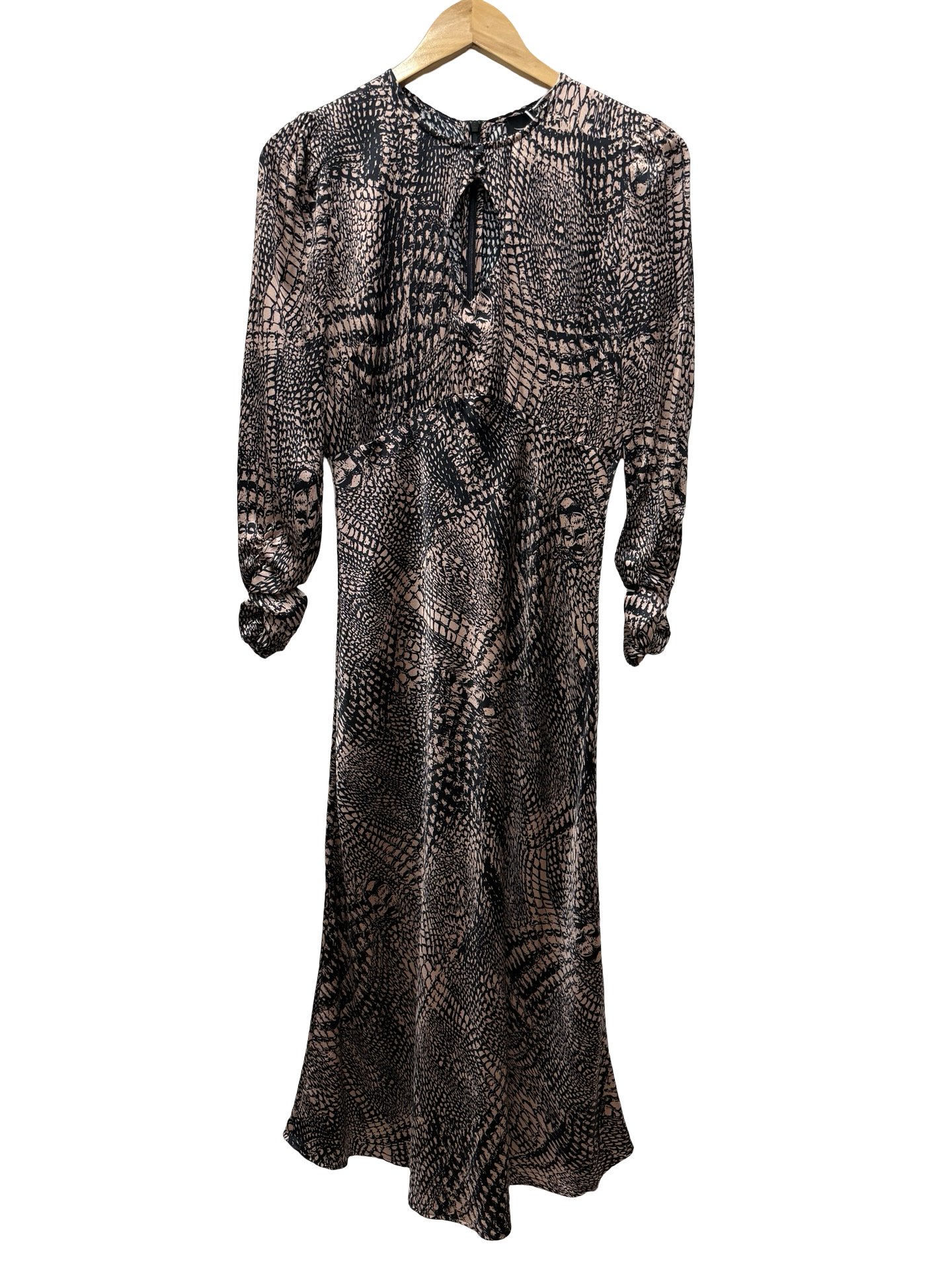 Husk Brown Pattern Dress  10