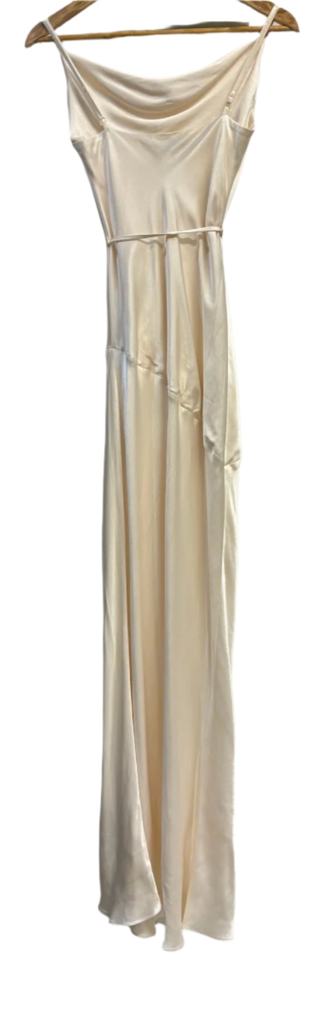 Shona Joy Cream Full Length Dress 6