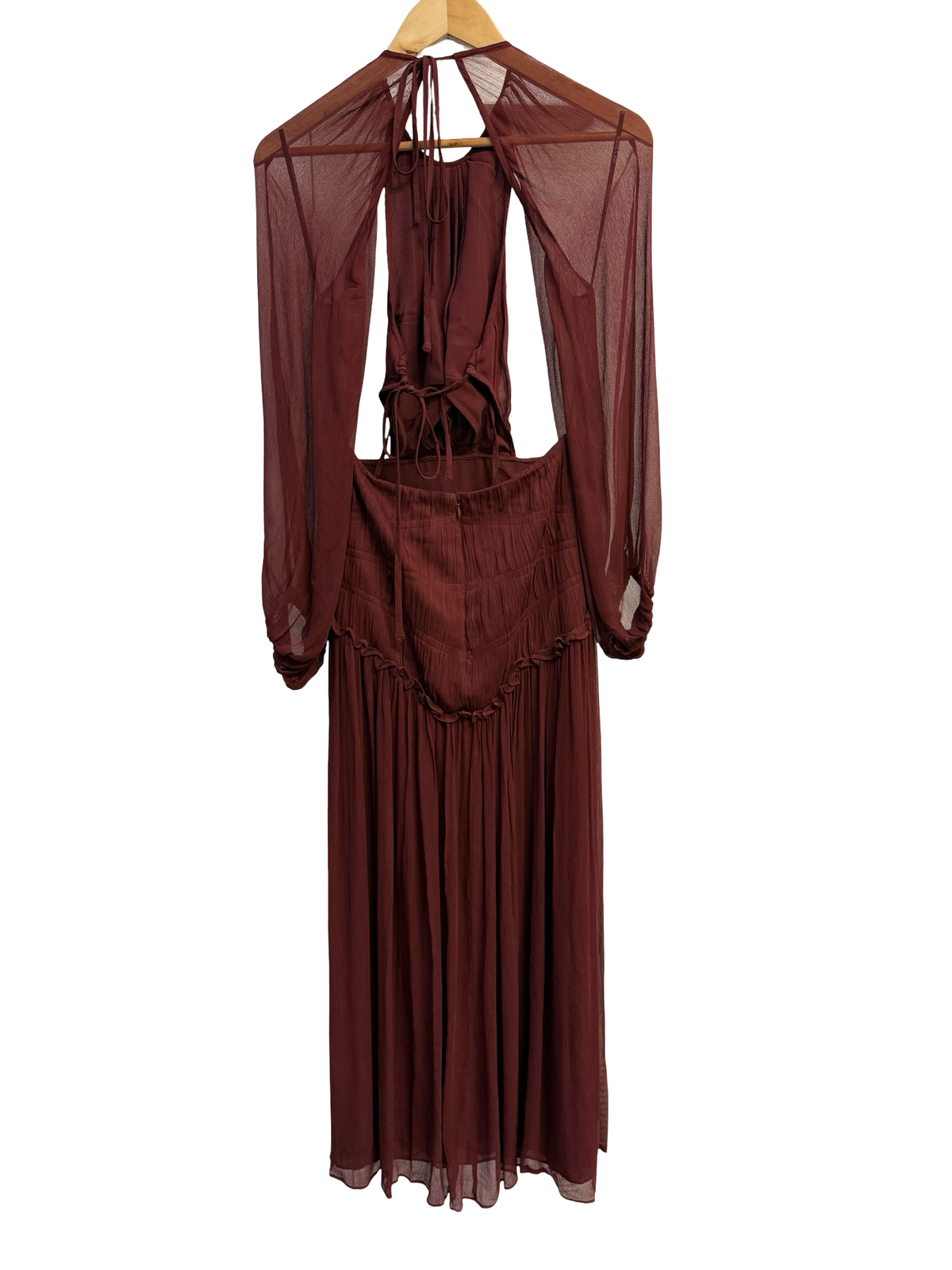 Shona Joy Burgundy Dress 8 BNWT
