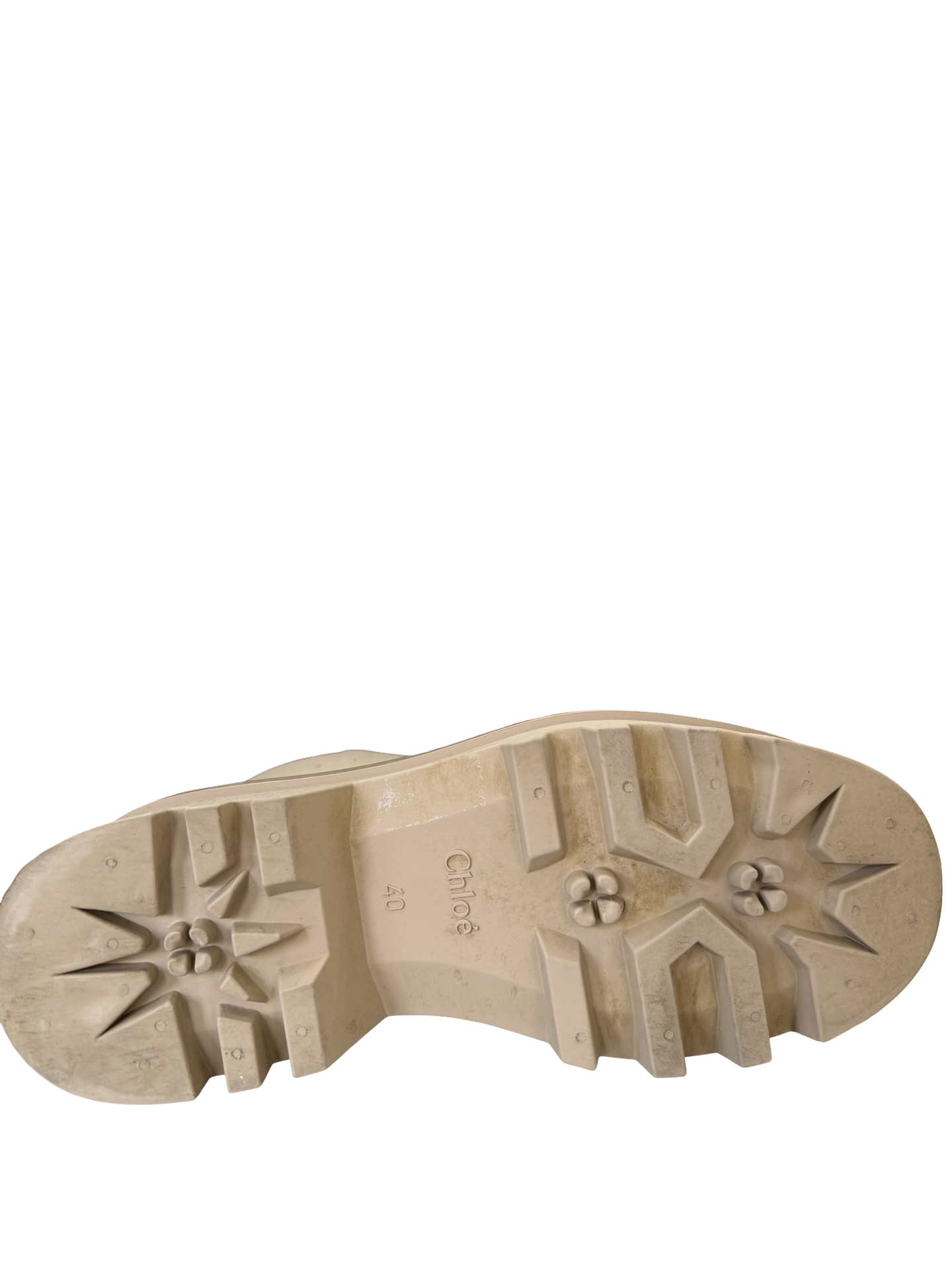 Chloe Neutral Rubber Boots 40