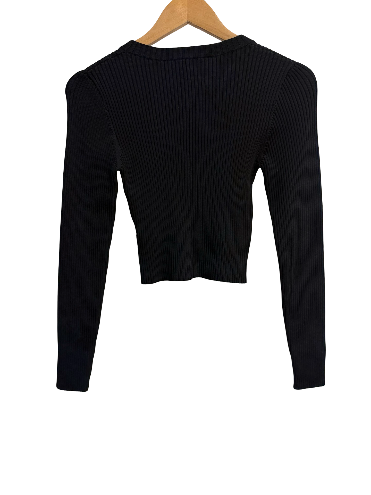Aje Black Long Sleeve Top M