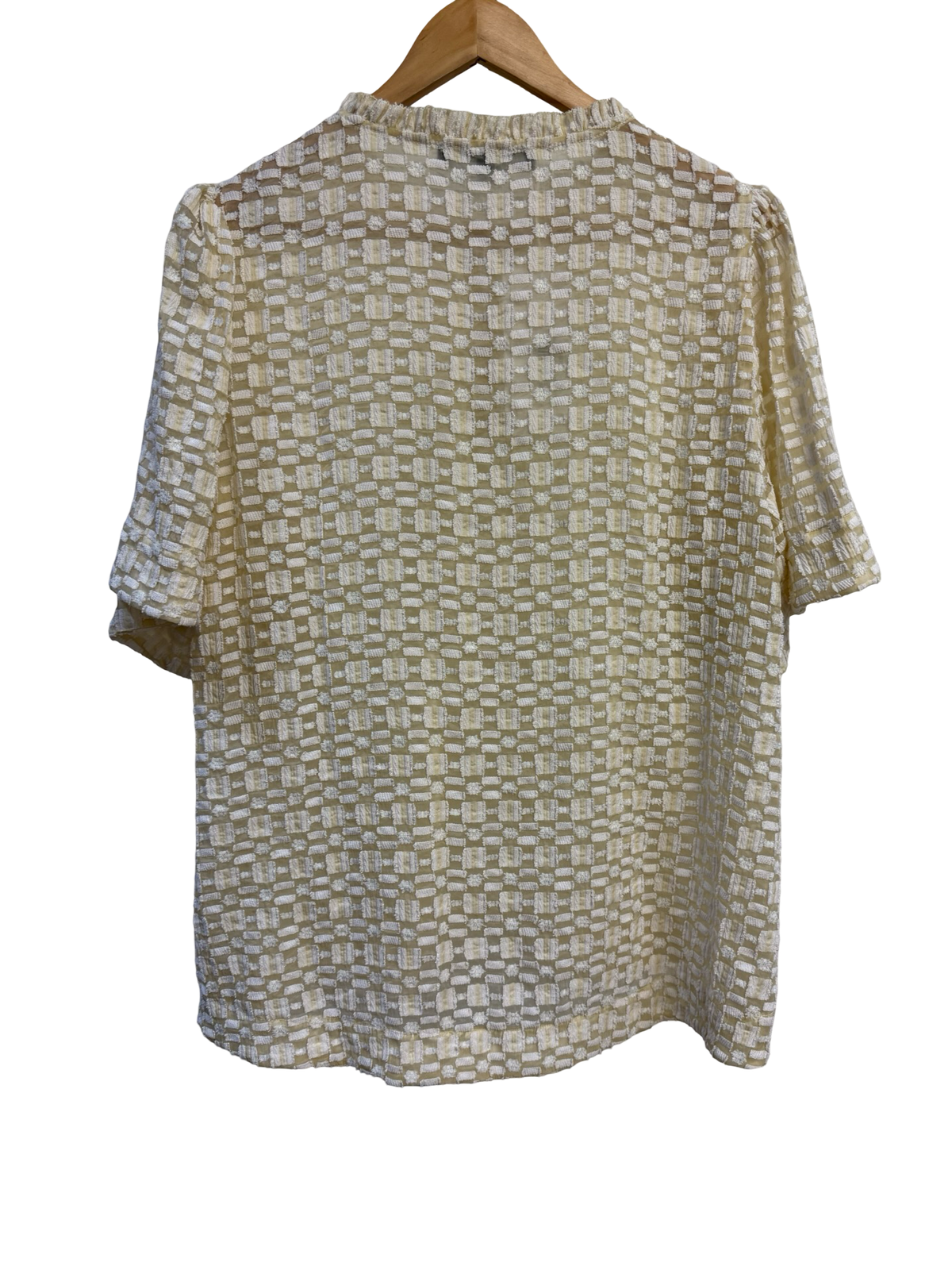 Cable Cream Blouse 16