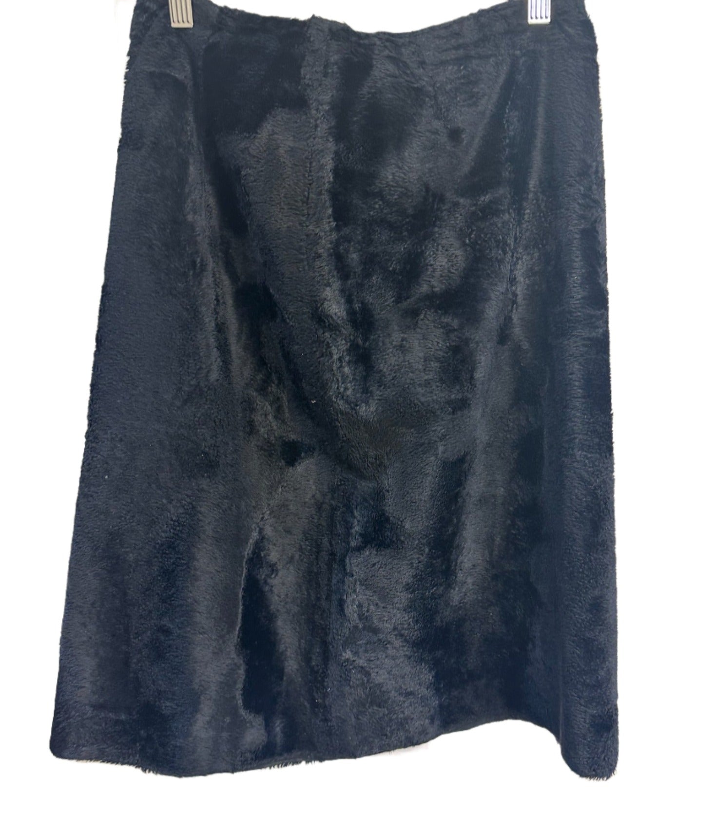 Jigsaw Black Fur Skirt 12