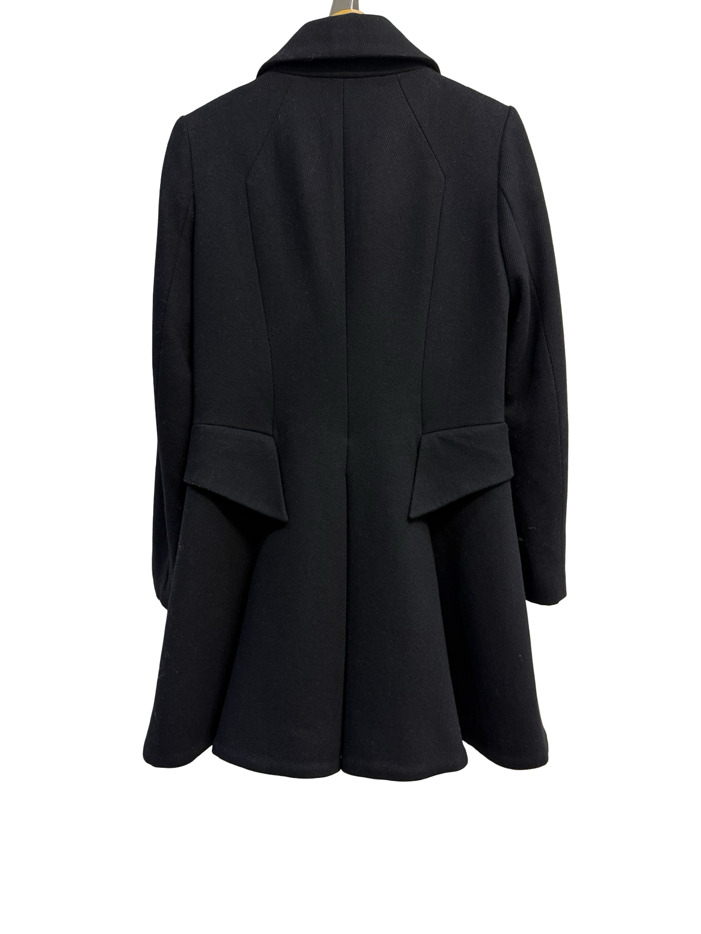 Cue Black A-line Coat 12