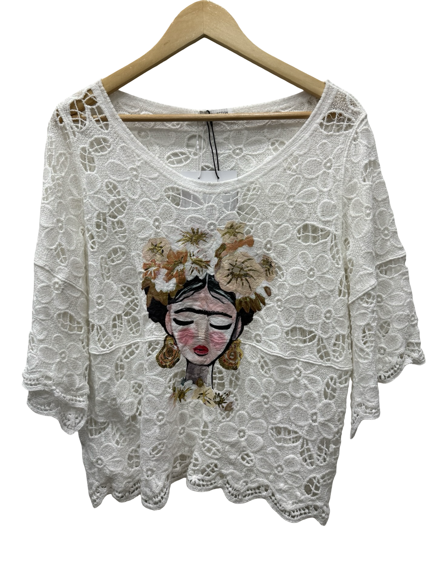 New Collection Lace Top M-L