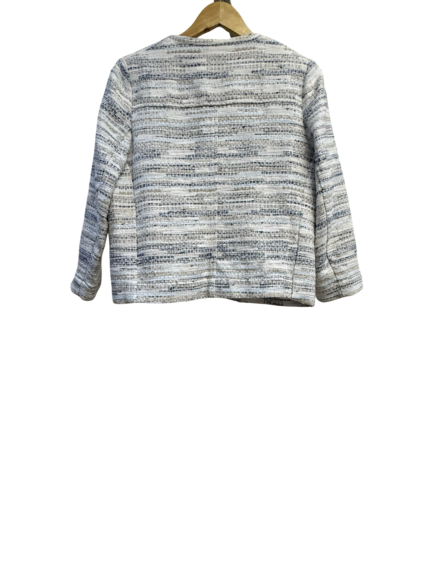 Perri Cutten Cropped White Jacket L