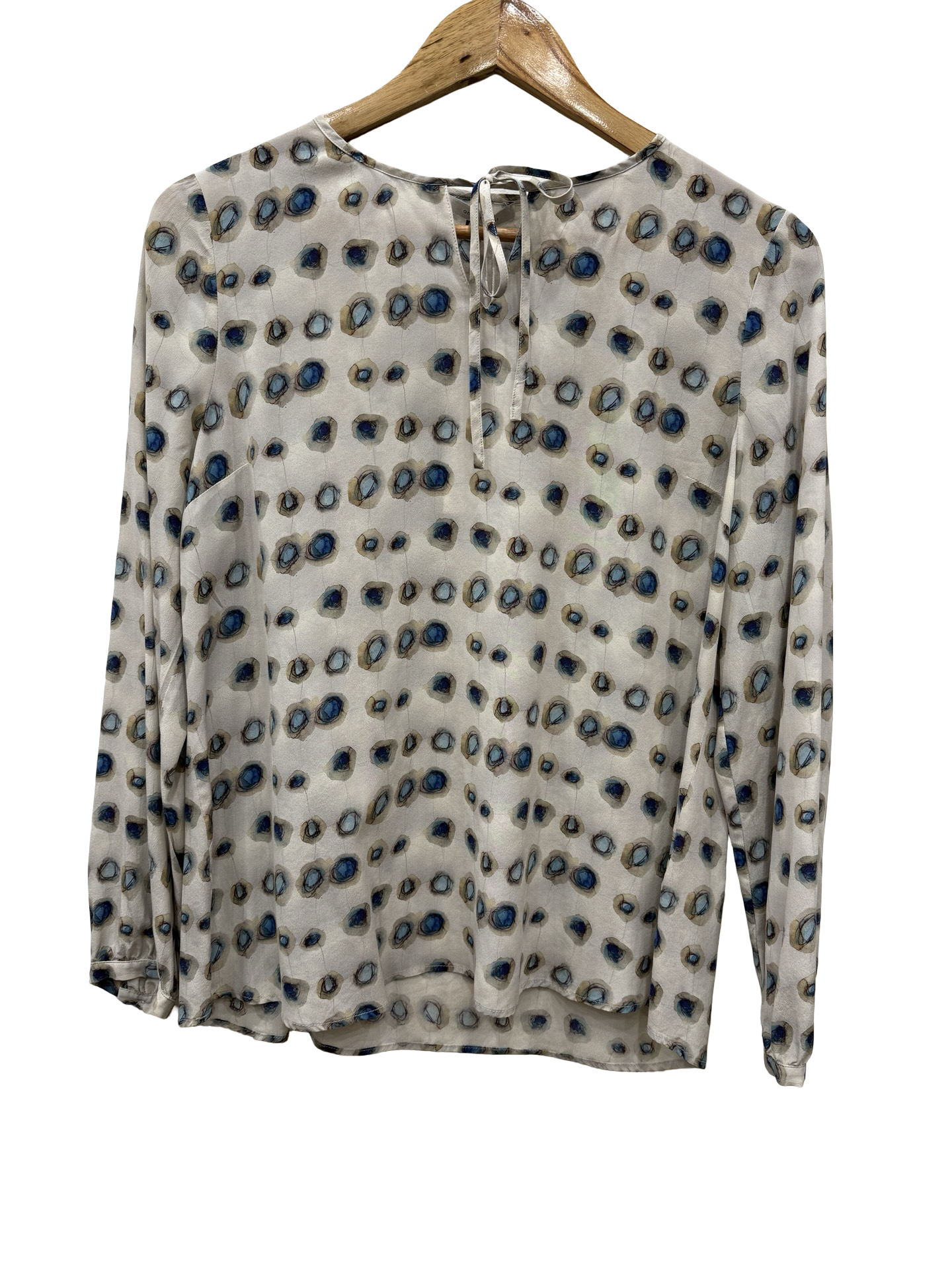 Anna Thomas White Dot Print Shirt 12
