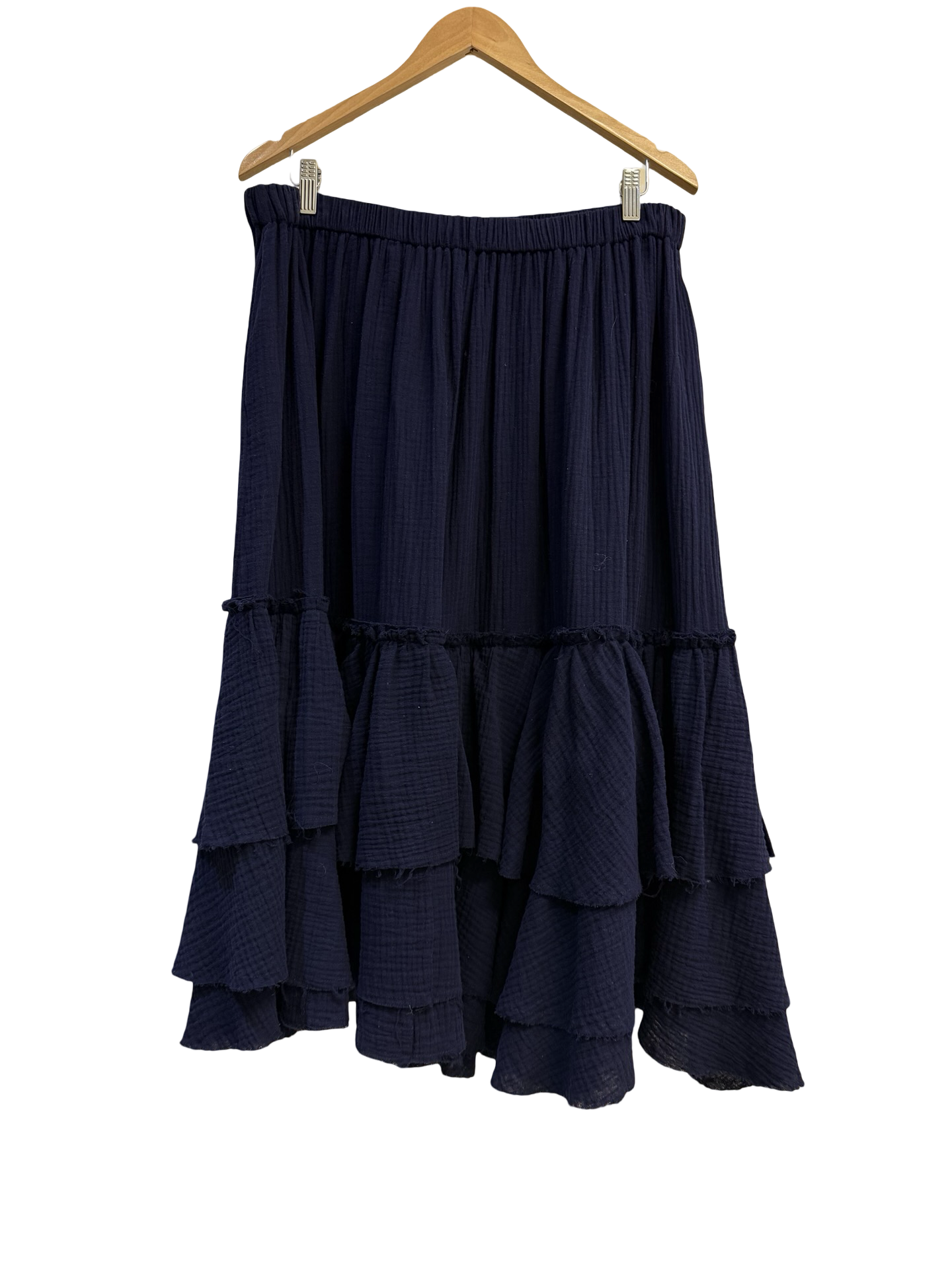 Lorrena Laing Navy Skirt 12
