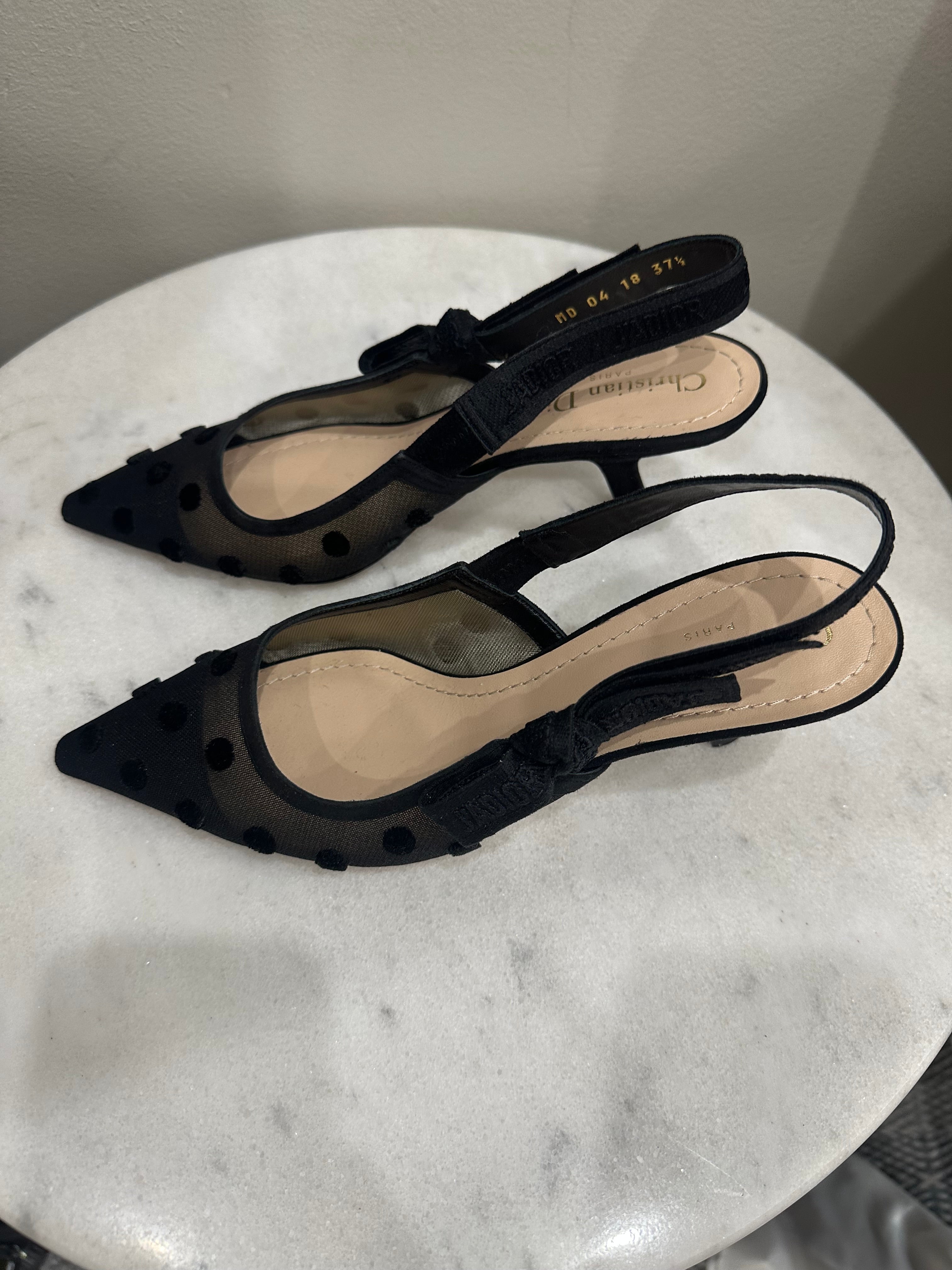 Christian Dior Black Heels 37.5