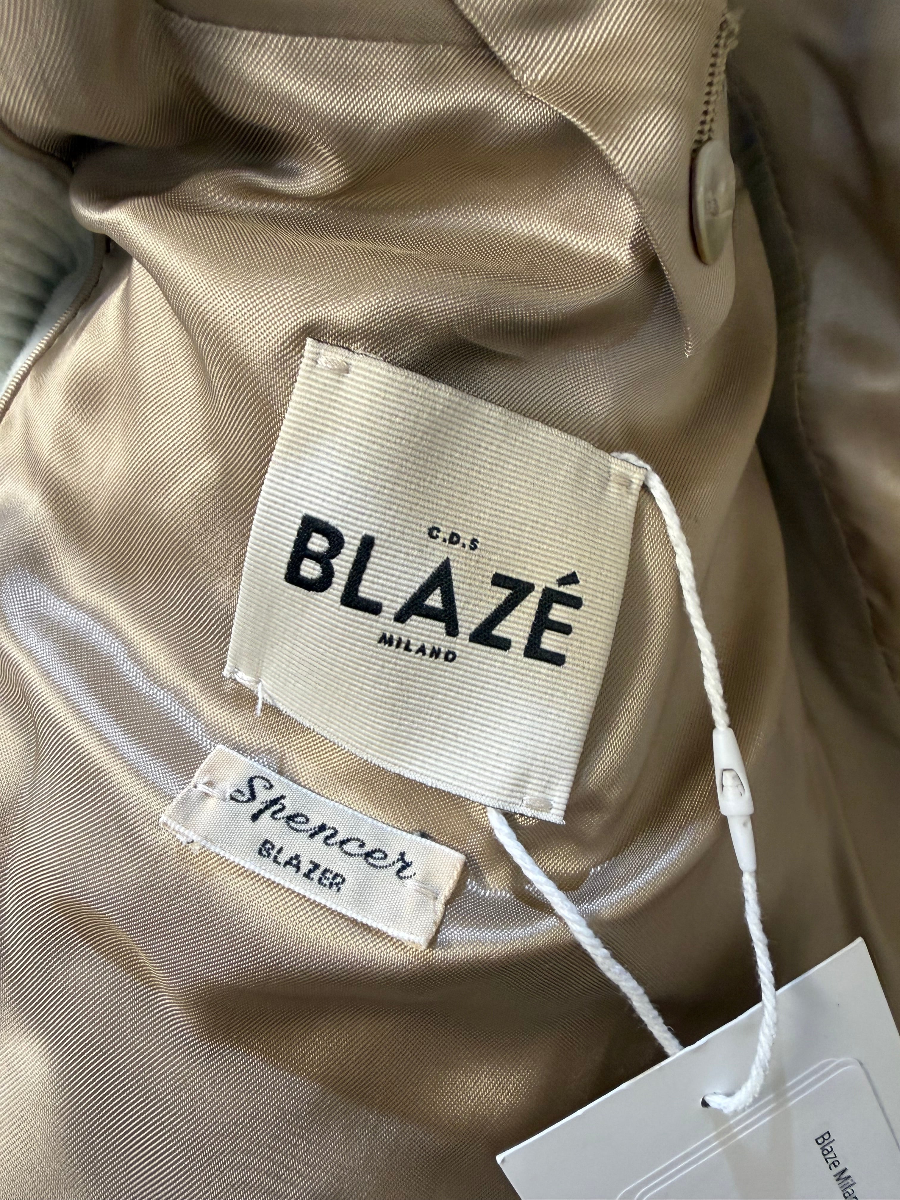 Blaze Milano Blue Cord Blazer 00