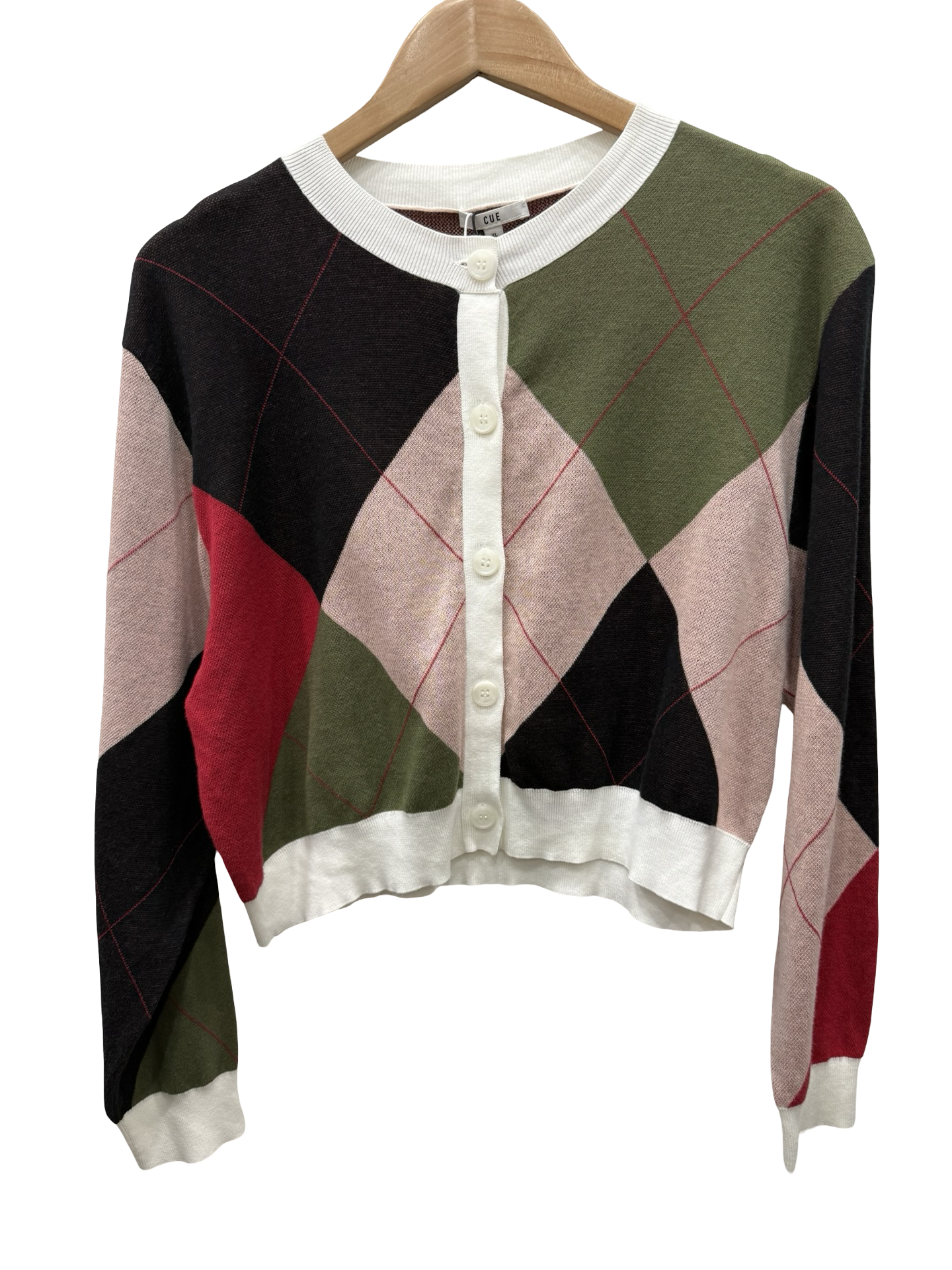 CUE Tartan Cardigan XL