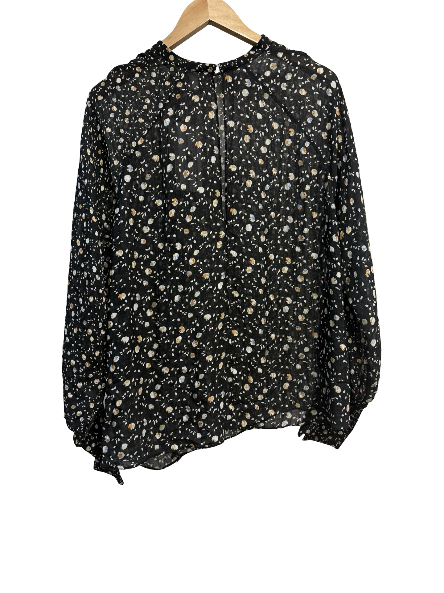 Camilla & Marc Blk/Orange/Blue Blouse 12