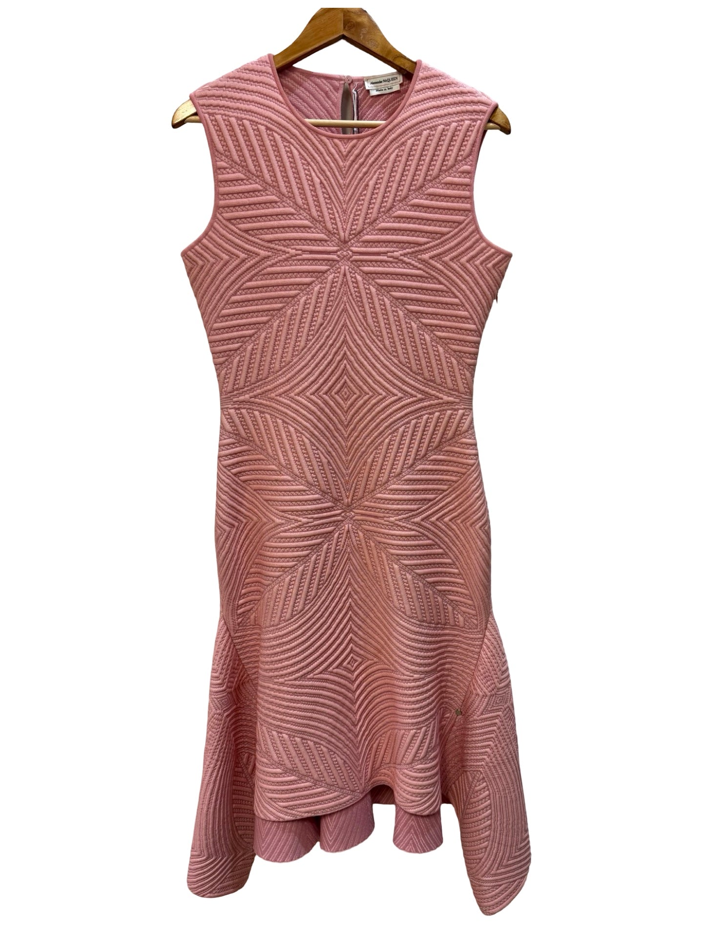 Alexander McQueen Pink Peplum Dress L
