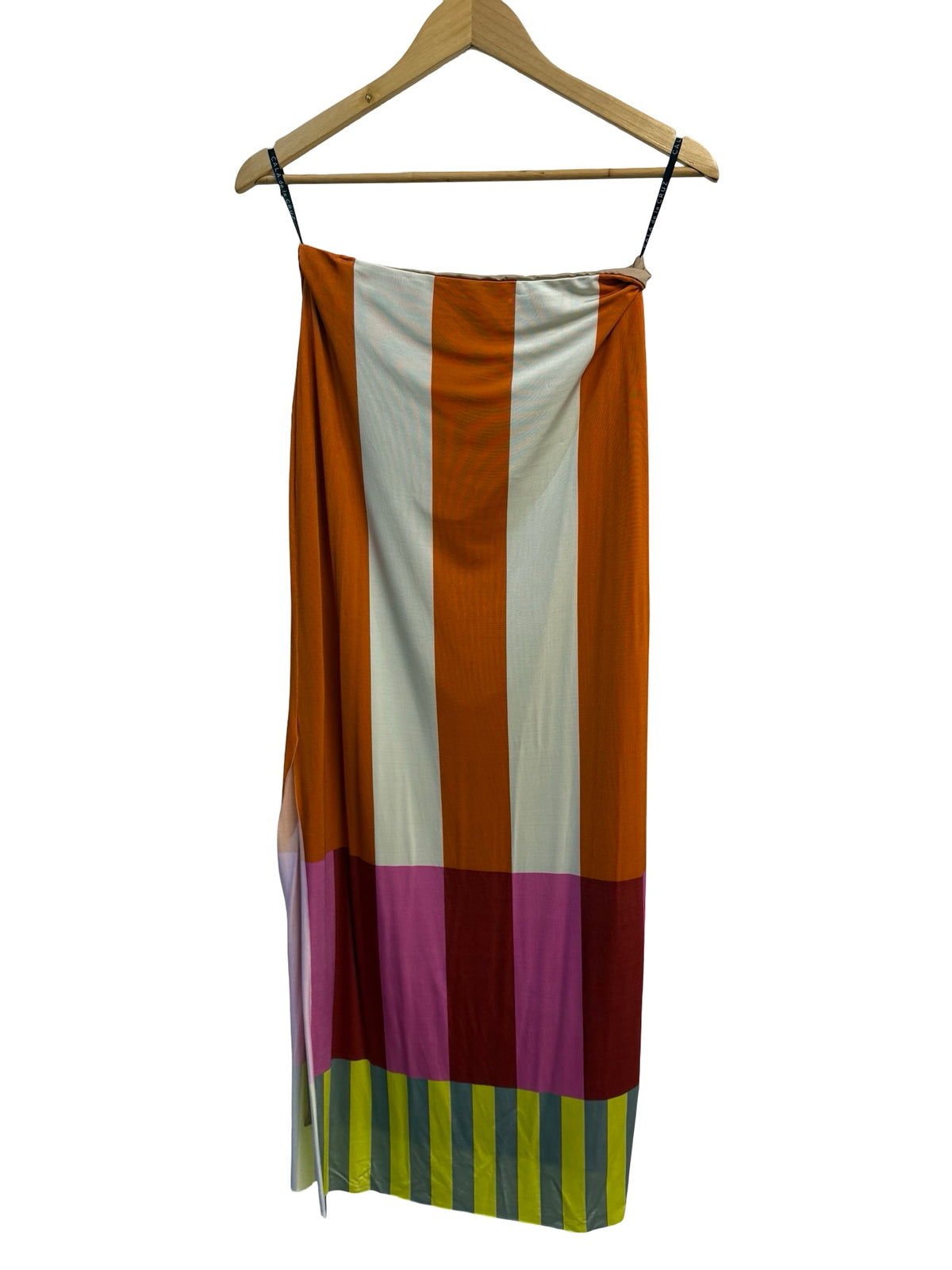 Cala de la Cruz Multi Slim Midi Skirt M