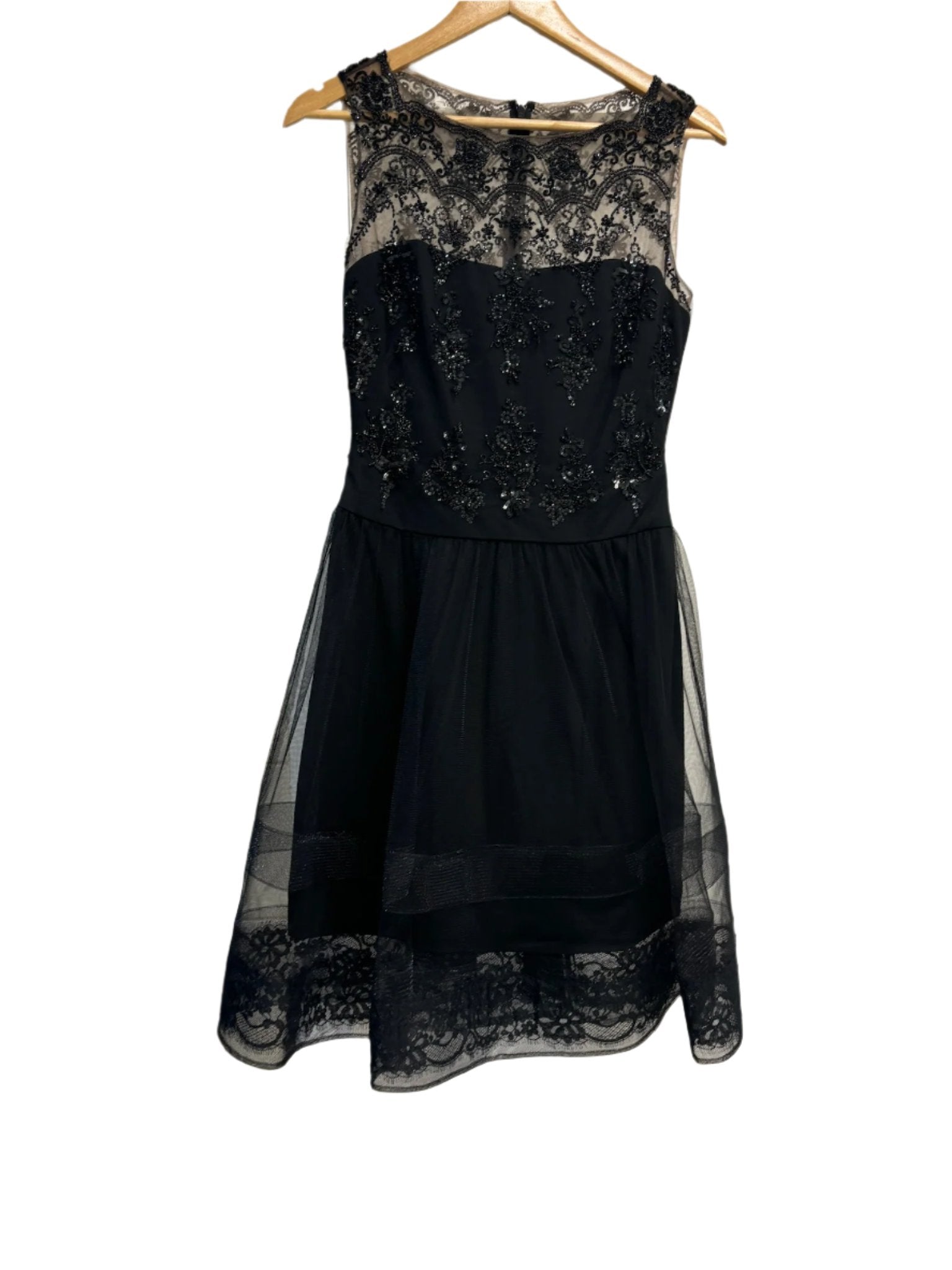 MARCHESA NOTTE Black Dress 6 NWT