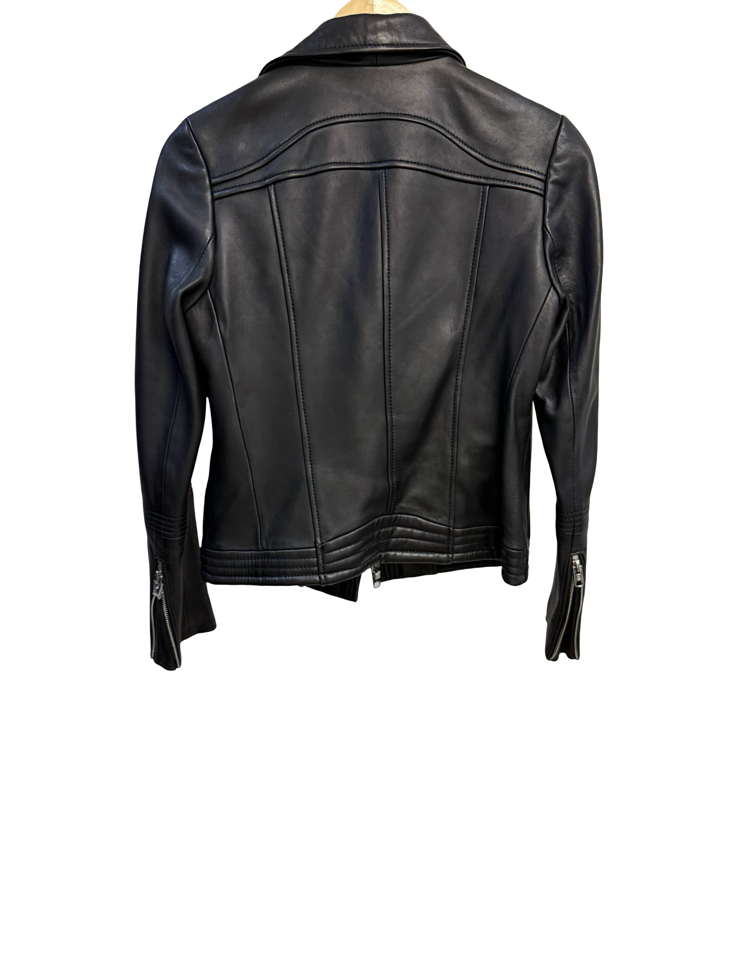 Michael Kors Black Leather Jacket S
