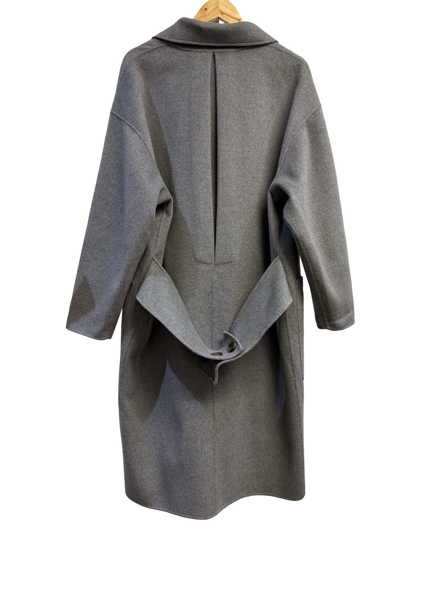 Lee Mathews Grey wool Coat L