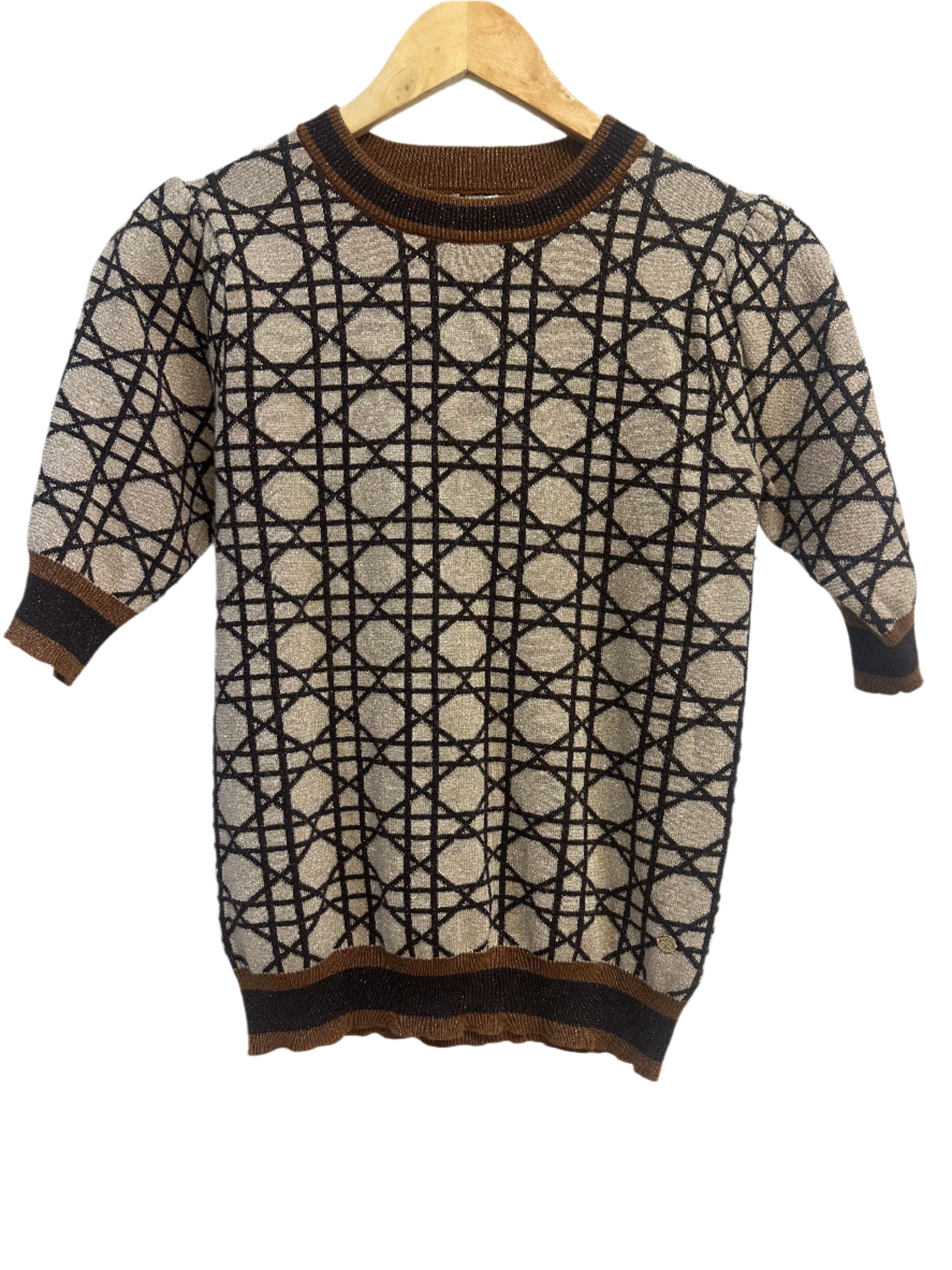 Day By Birger Mikkelsen Silver Print Jumper XS