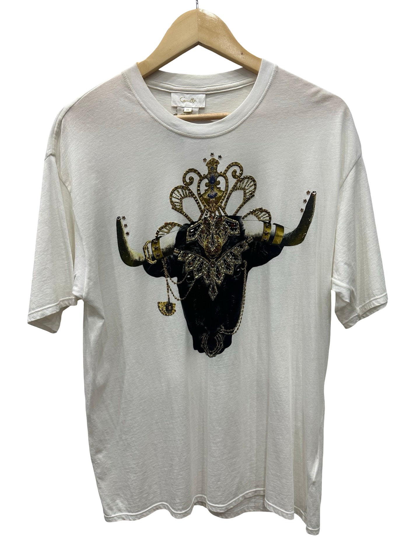 Camilla Whtie T-Shirt XS